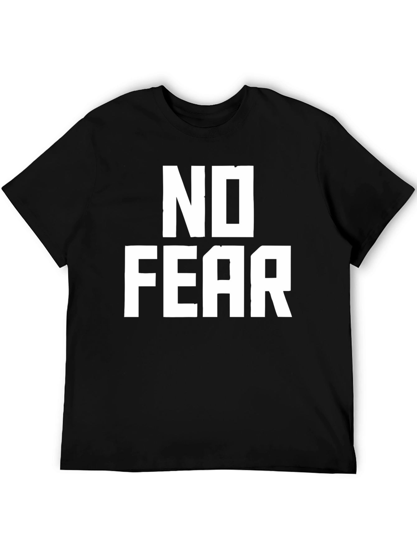 No Fear Graphic Print Black T-Shirt