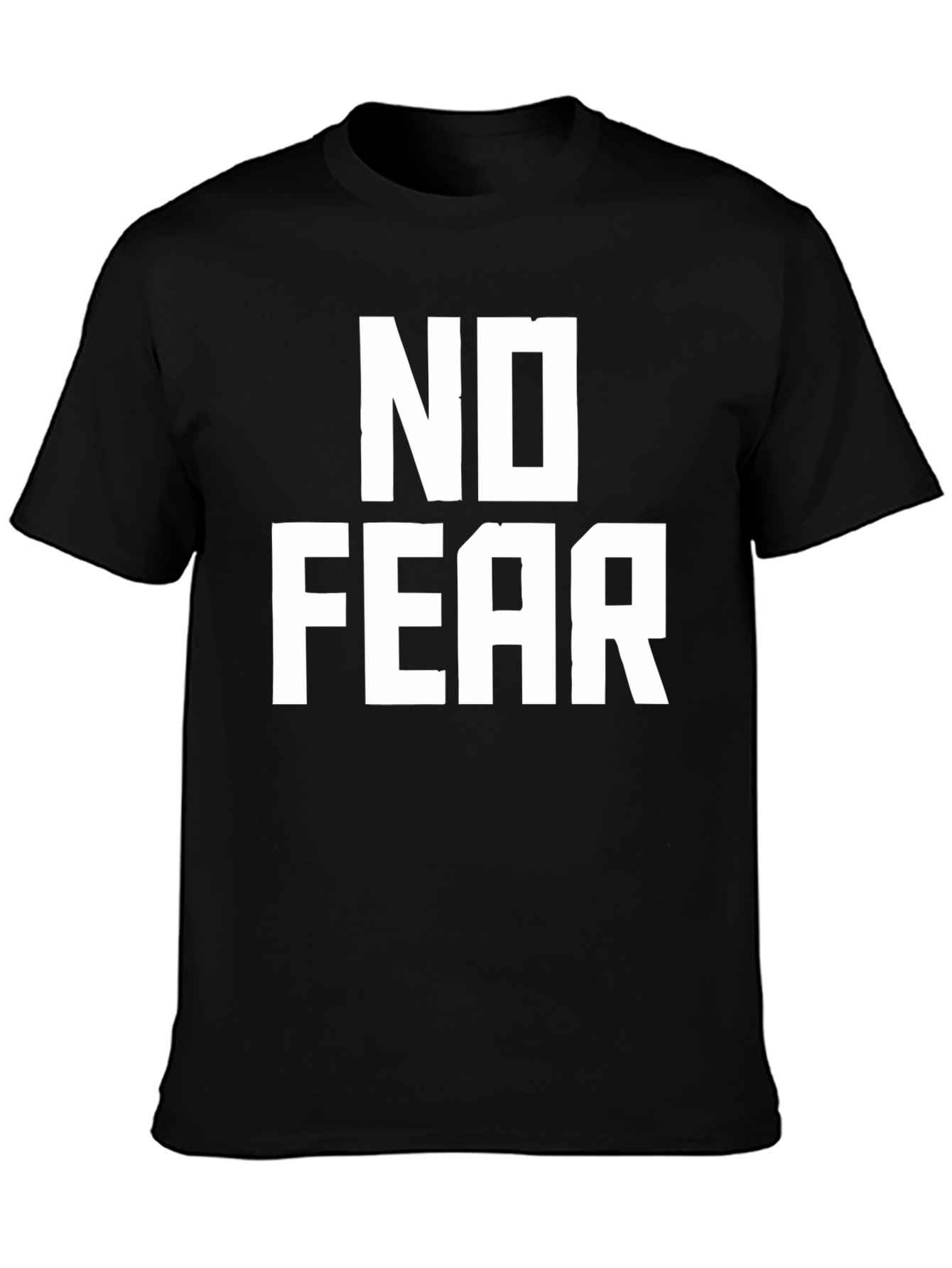 No Fear Graphic Print Black T-Shirt