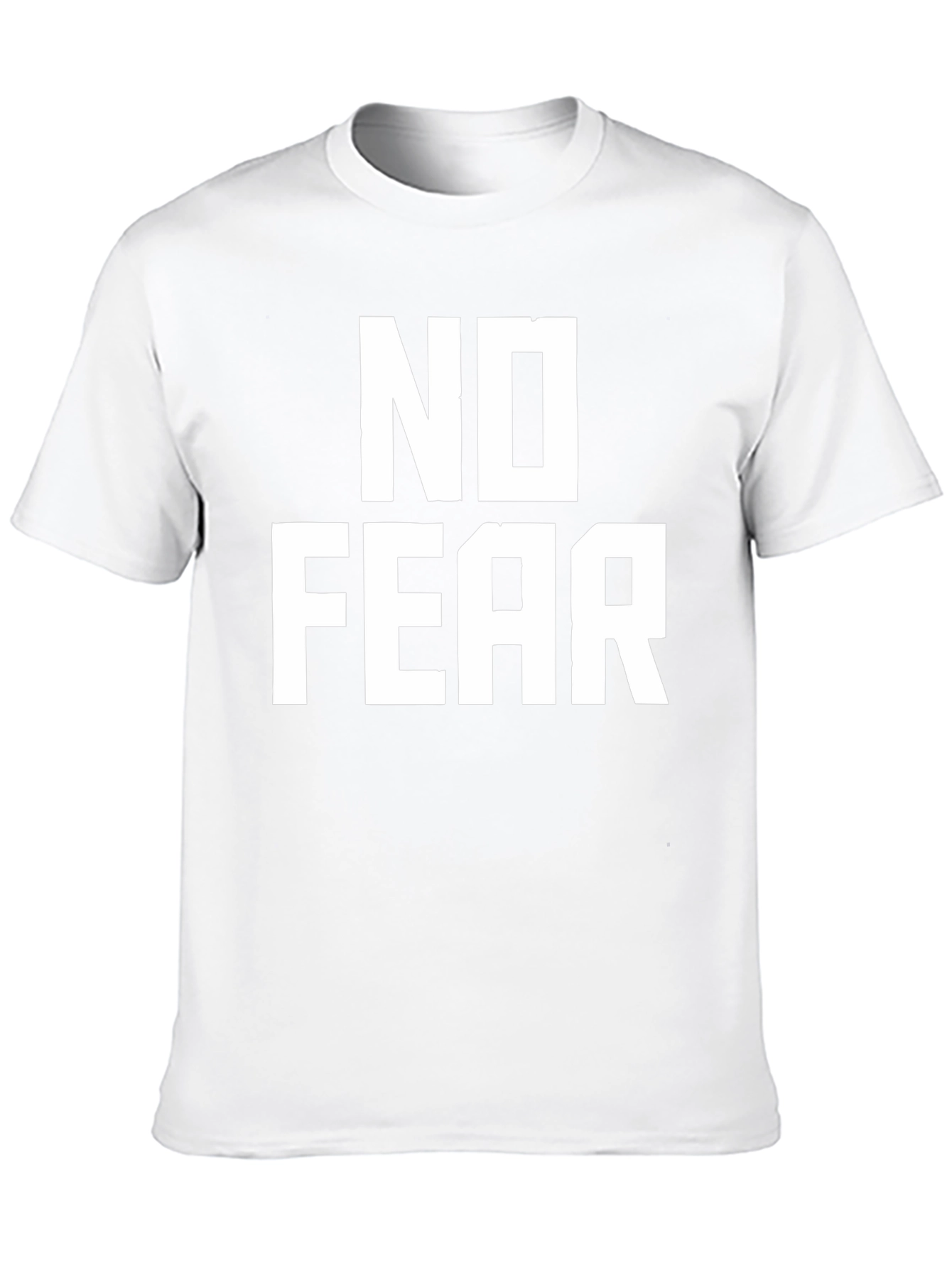 No Fear Graphic Print Black T-Shirt