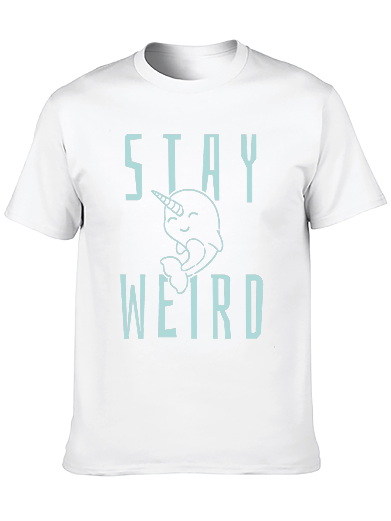 Stay Weird Narwhal Graphic T-Shirt
