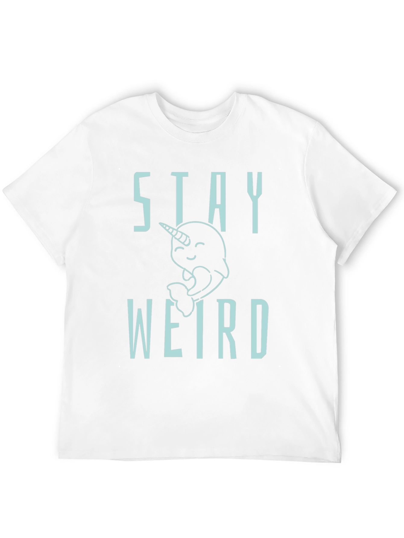 Stay Weird Narwhal Graphic T-Shirt