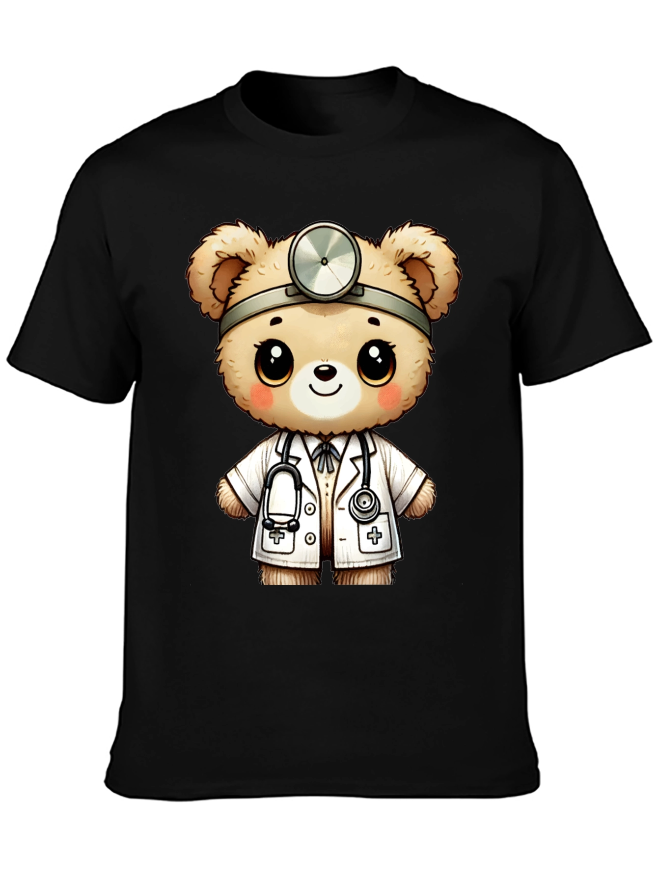 Doctor Teddy Bear Graphic T-Shirt