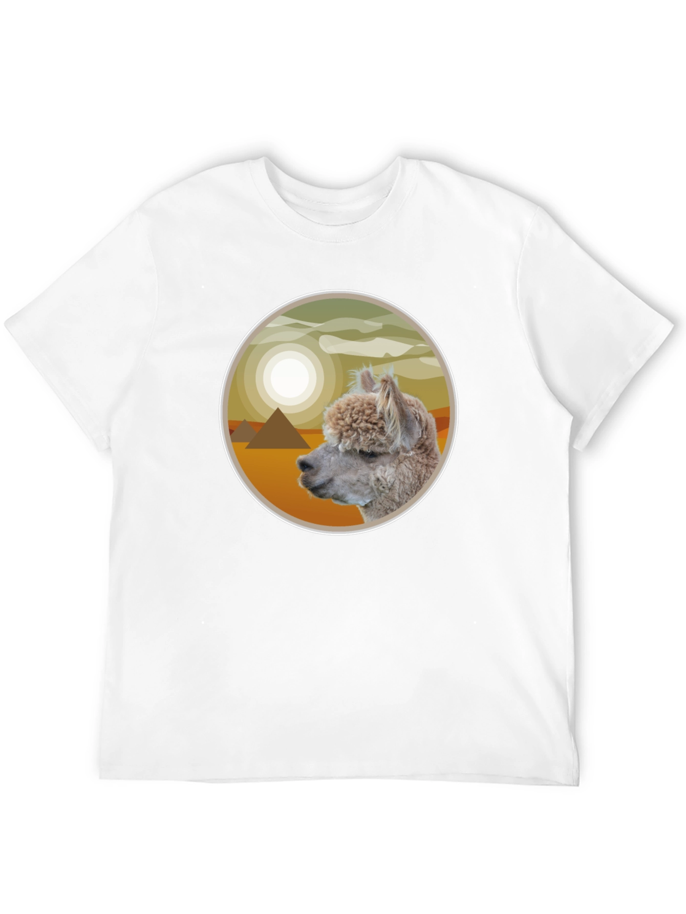 Alpaca Pyramid T-Shirt - Desert Dream Tee