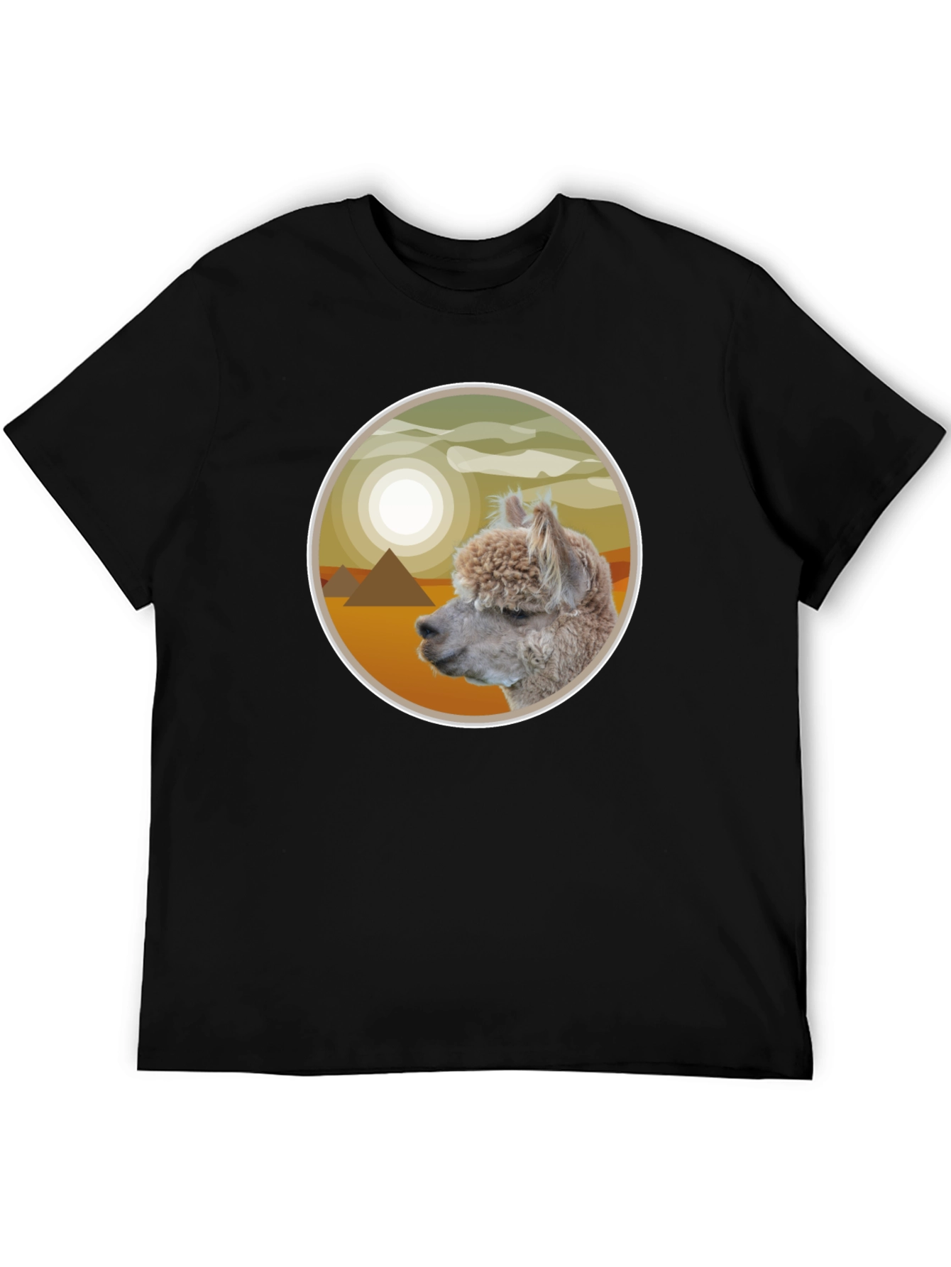Alpaca Pyramid T-Shirt - Desert Dream Tee