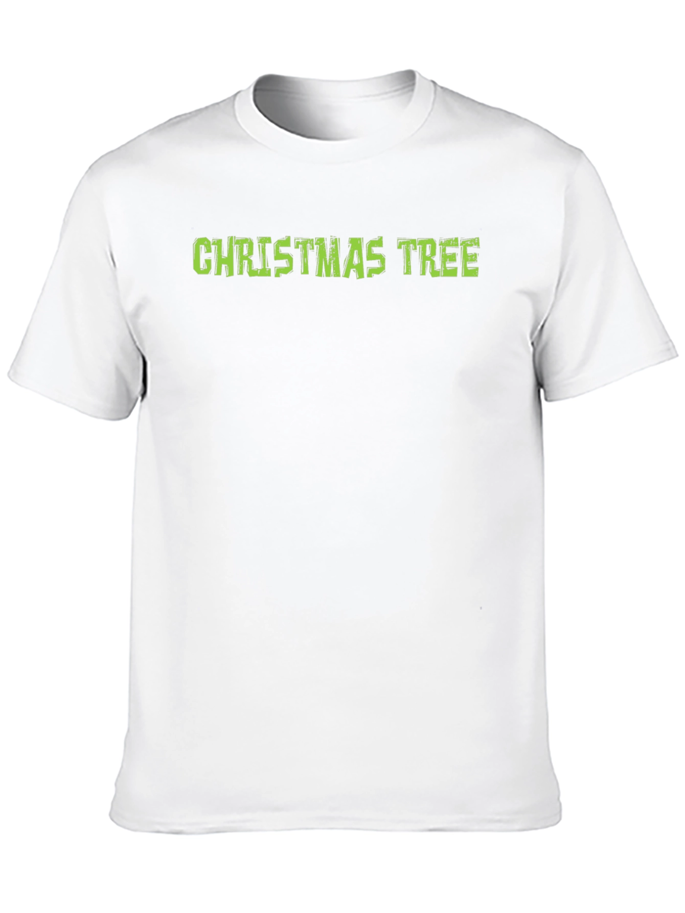 Christmas Tree Graphic Black T-Shirt