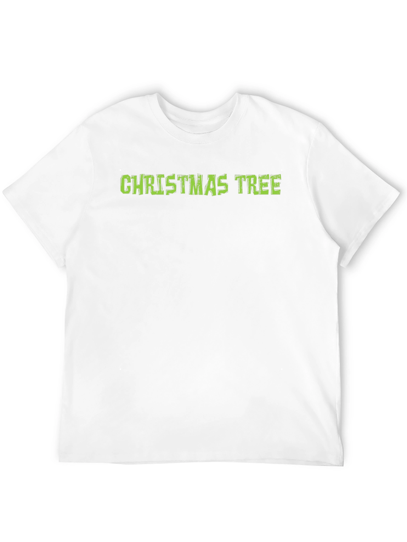 Christmas Tree Graphic Black T-Shirt