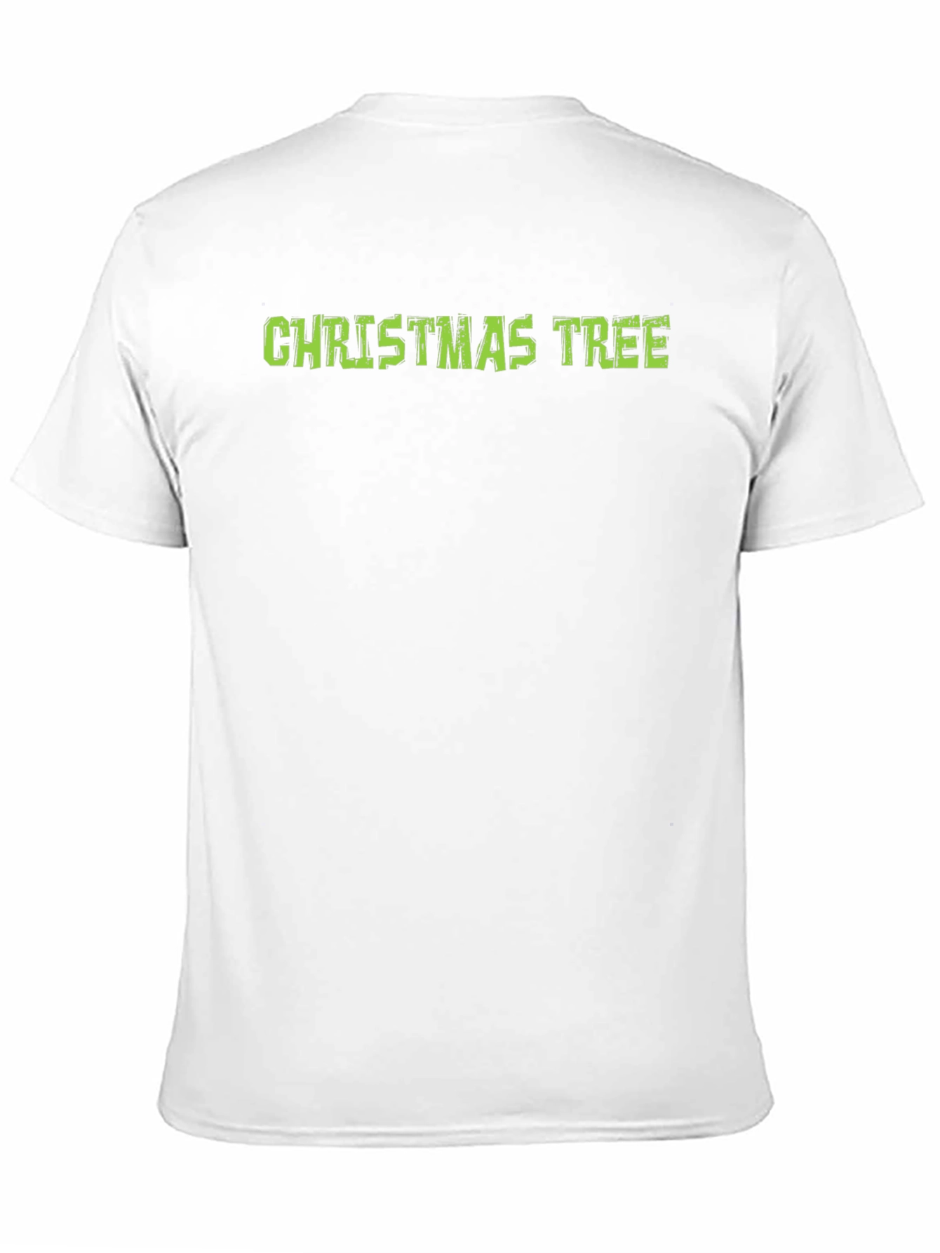 Christmas Tree Graphic Black T-Shirt