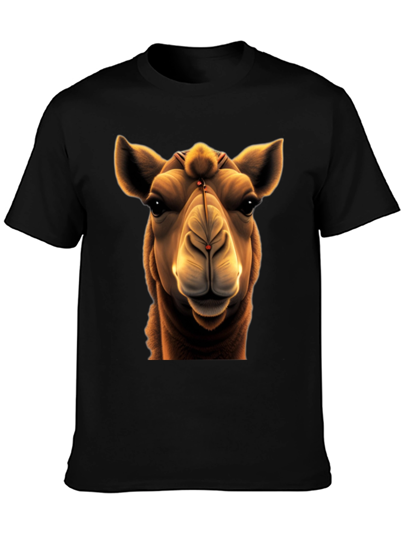 Camel Face Graphic T-Shirt - Unisex Cotton Tee