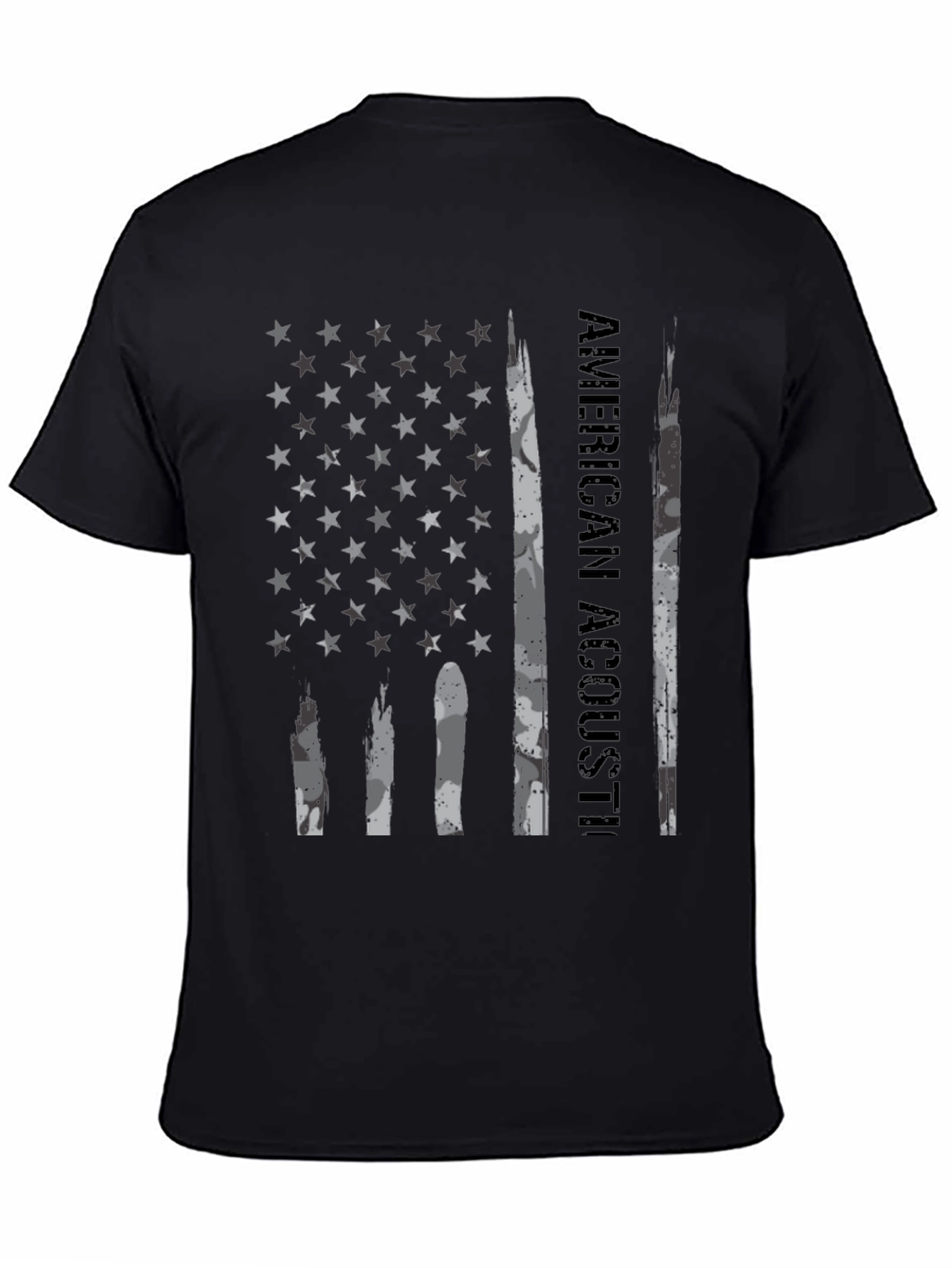 American Acoustic Black Graphic T-Shirt