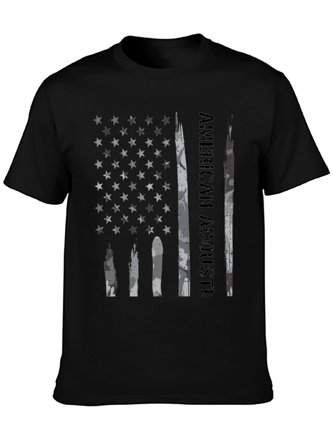 American Acoustic Black Graphic T-Shirt