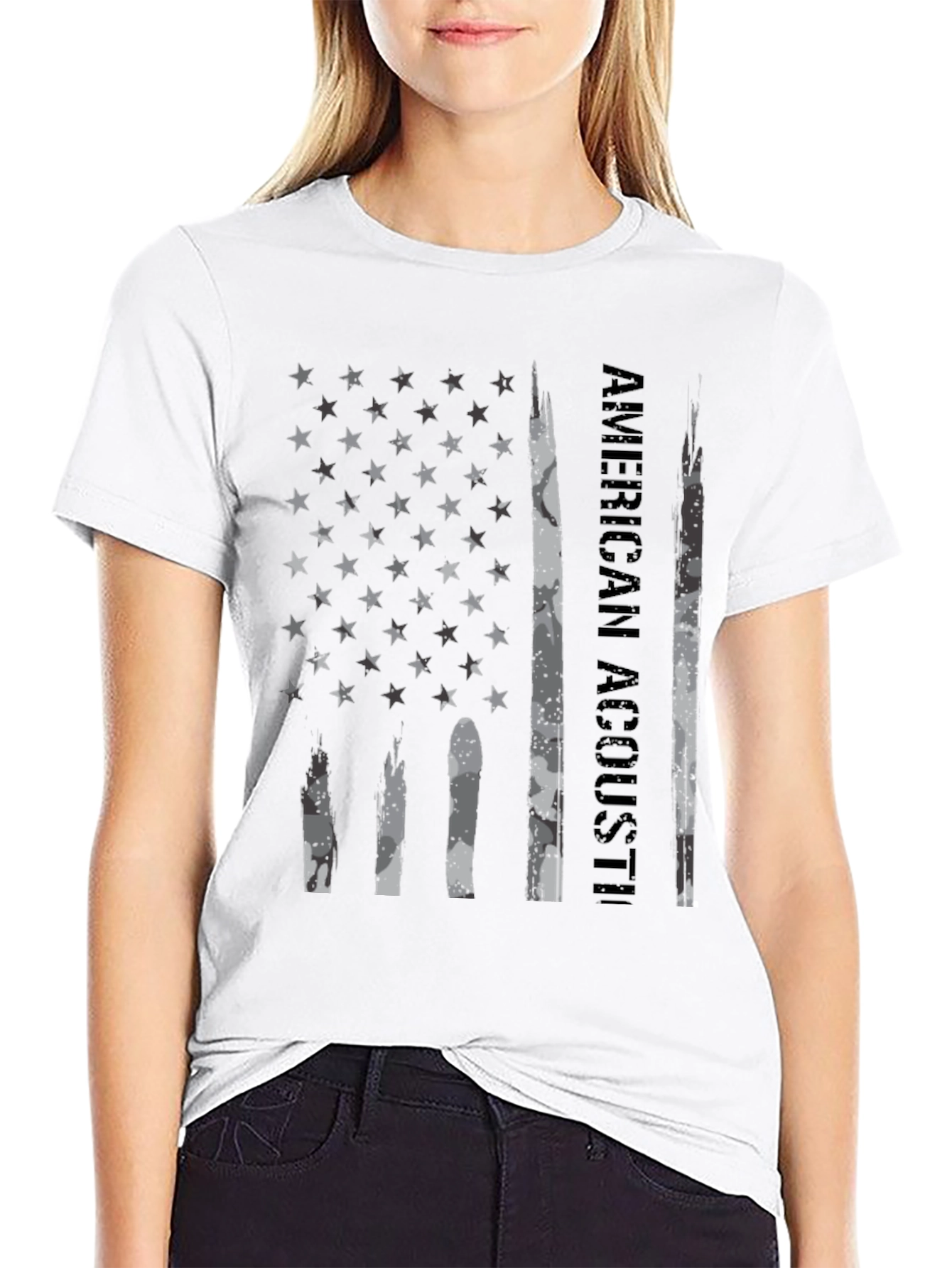 American Acoustic Black Graphic T-Shirt