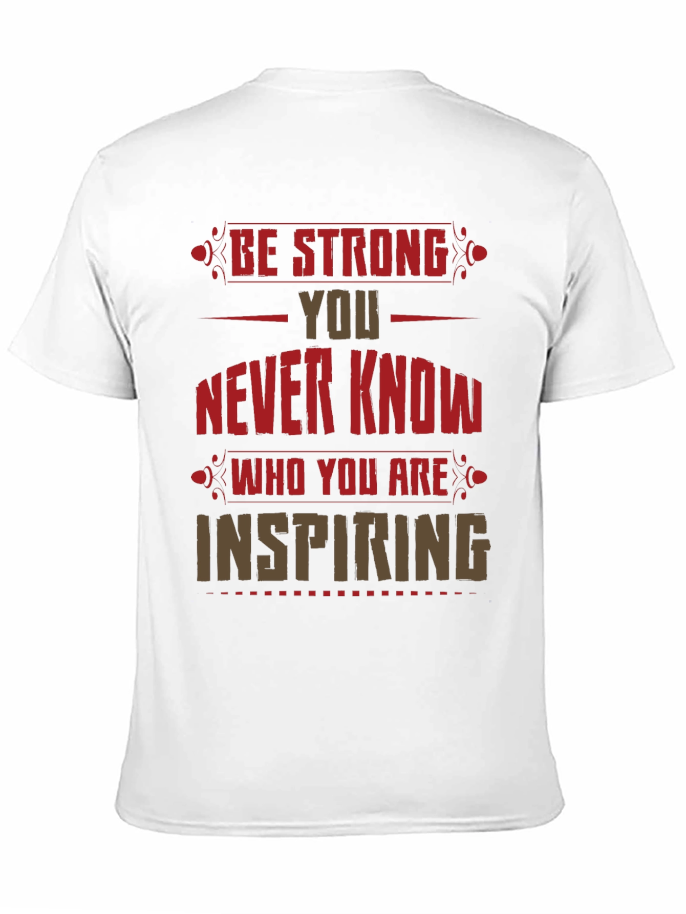 Be Strong Graphic Print T-Shirt