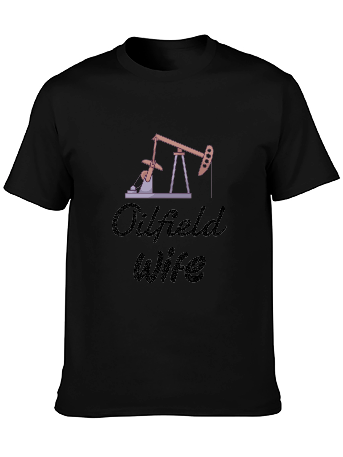 Oilfield Wife Graphic Tee - Black