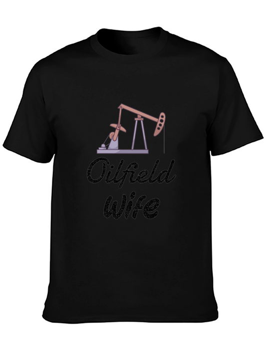 Oilfield Wife Graphic Tee - Black