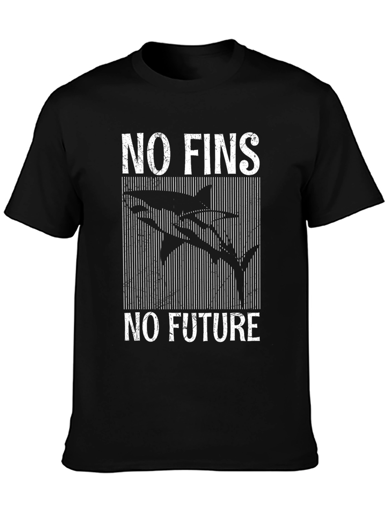 No Fins No Future Graphic Tee - Shark Conservation