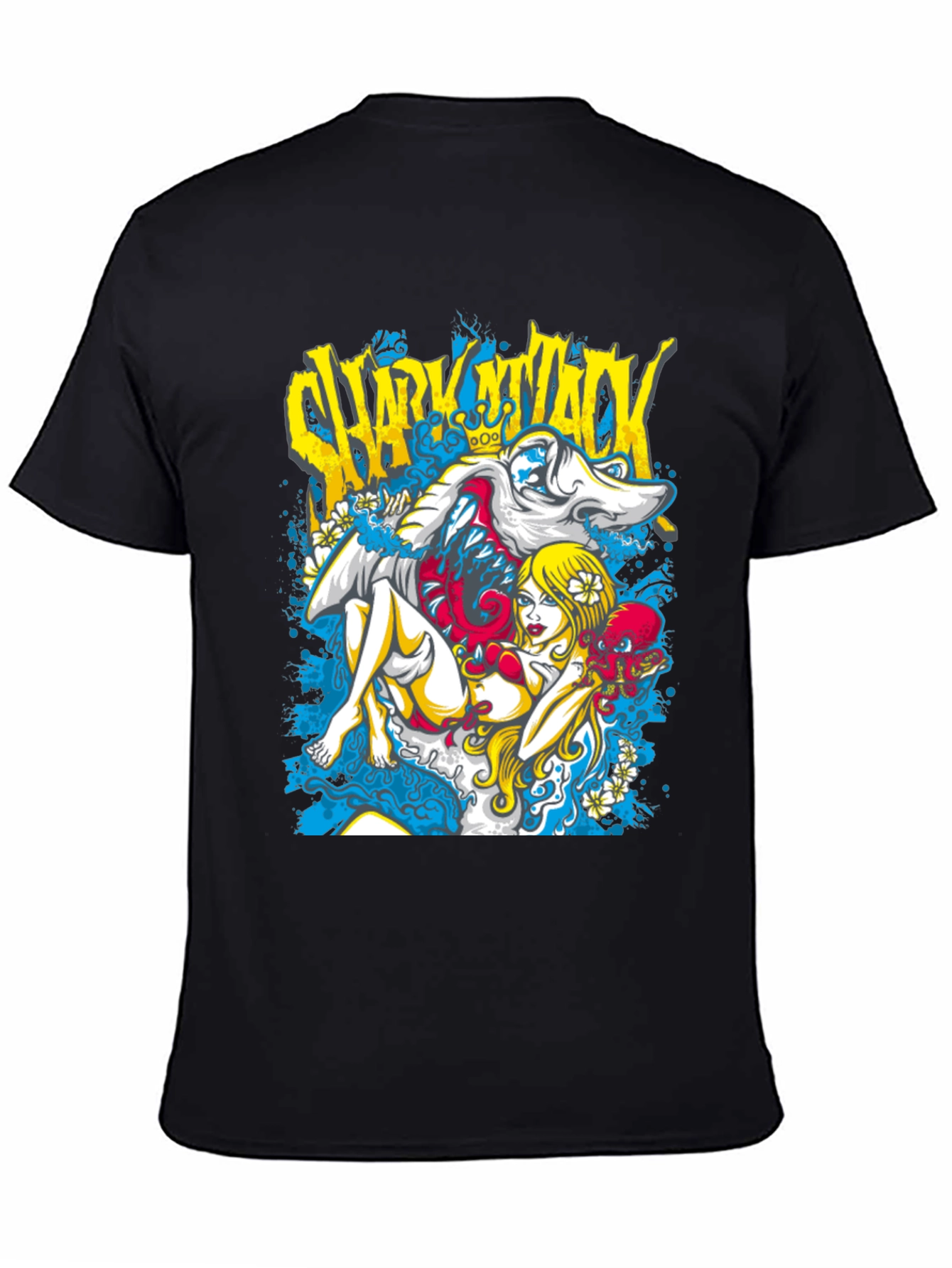 Shark Attack Graphic T-Shirt - Unique Design