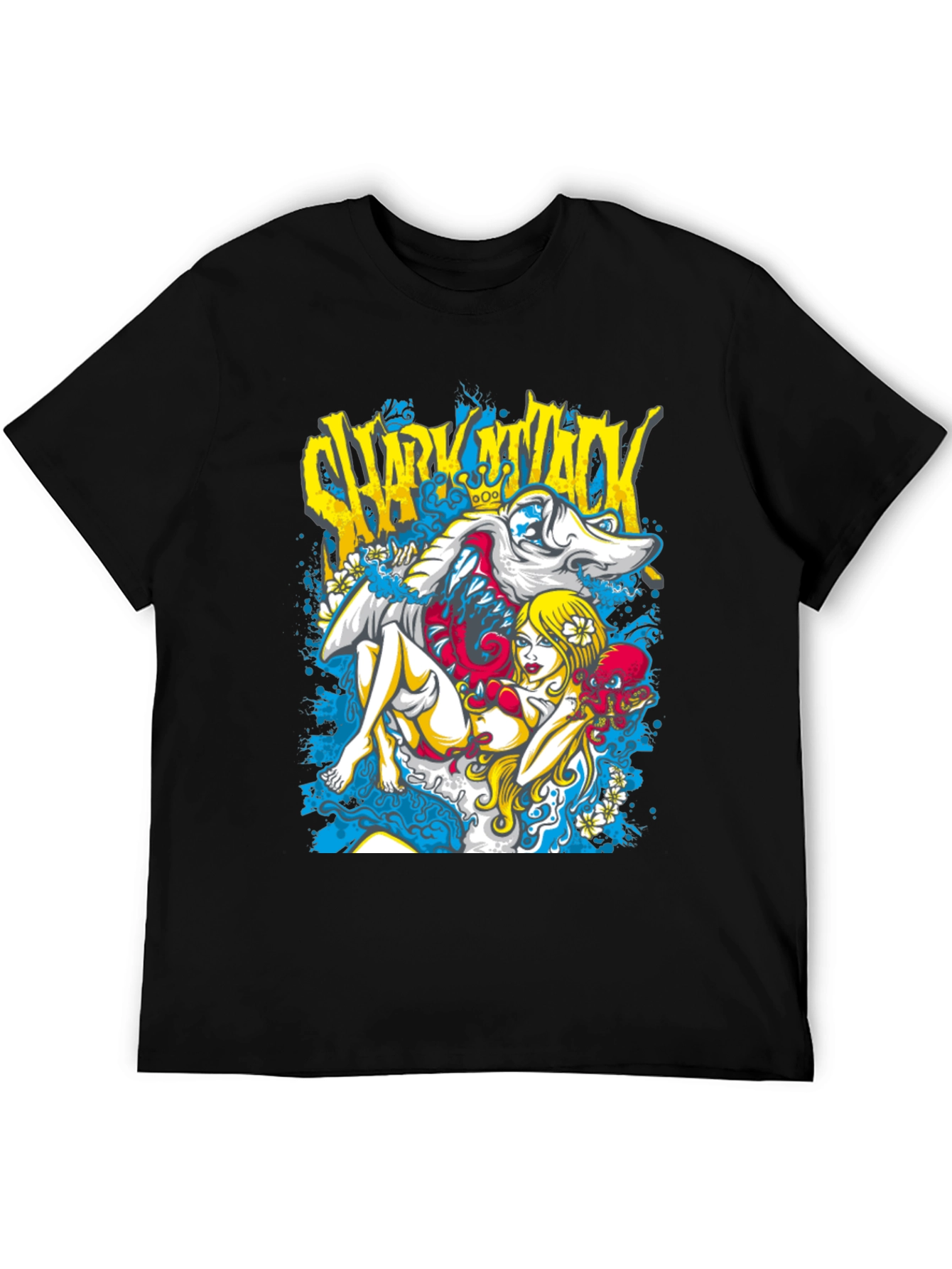 Shark Attack Graphic T-Shirt - Unique Design