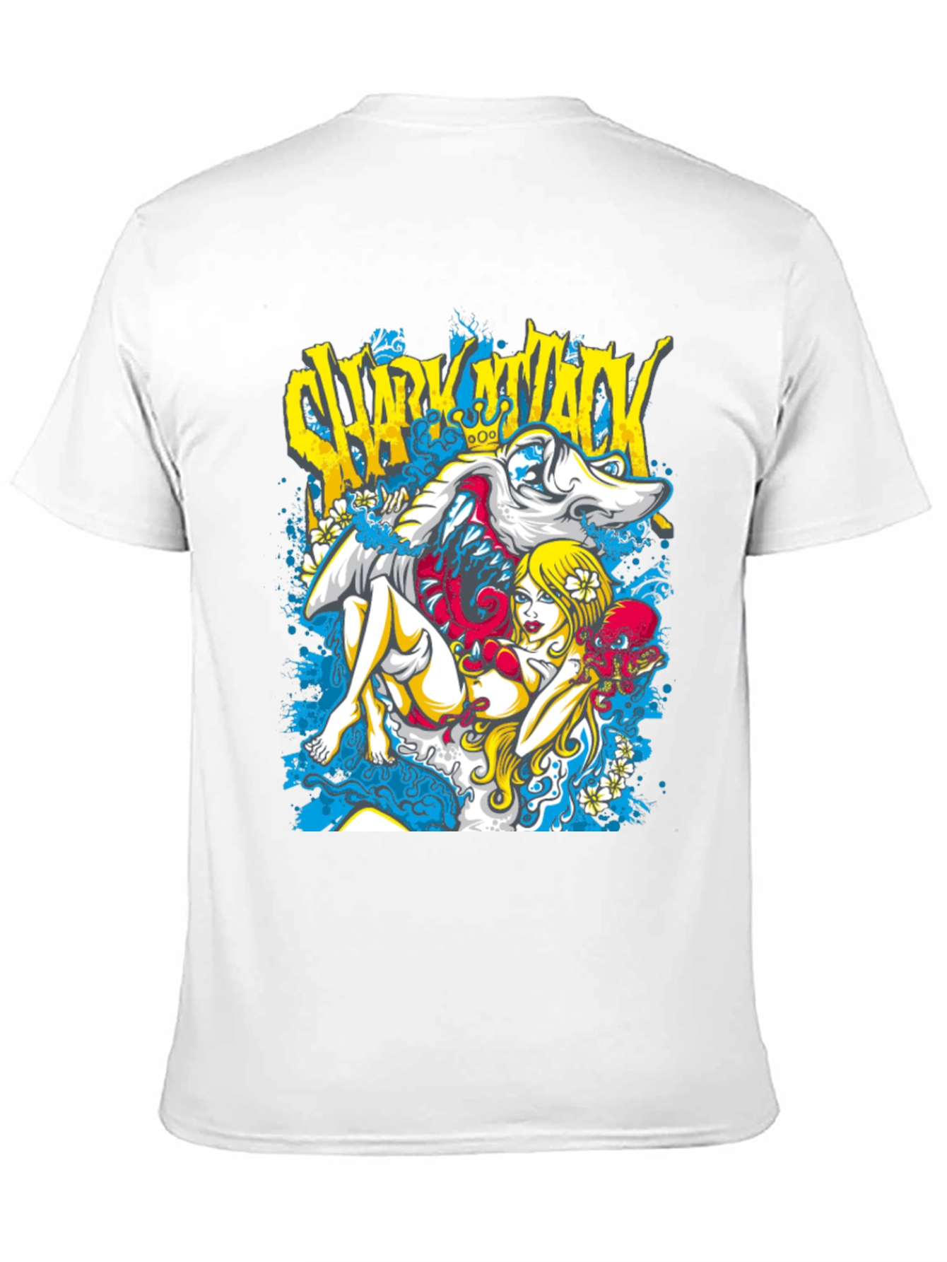 Shark Attack Graphic T-Shirt - Unique Design