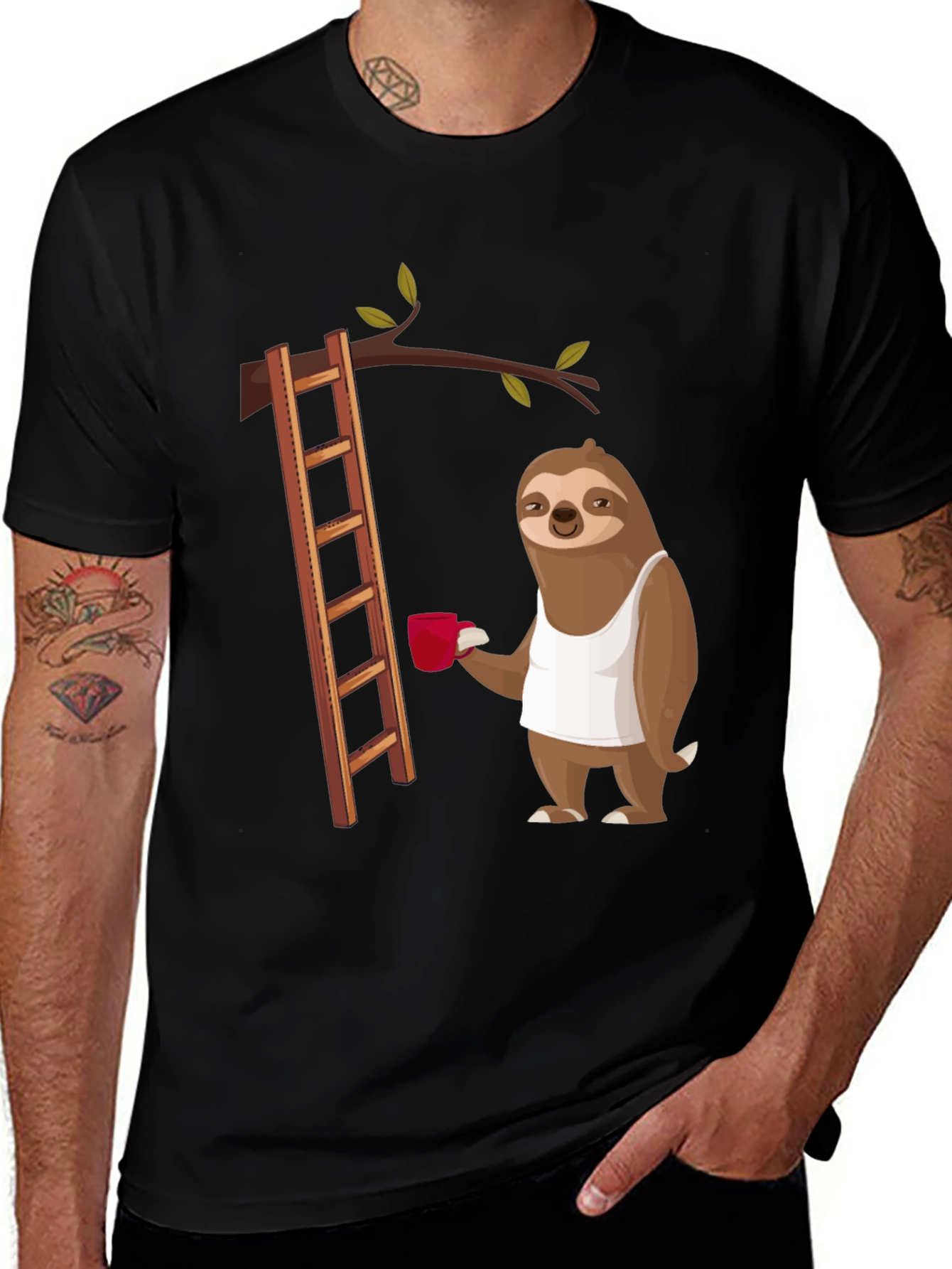 Sloth on Ladder T-Shirt