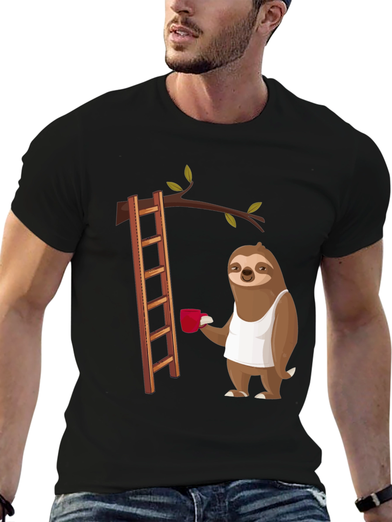 Sloth on Ladder T-Shirt