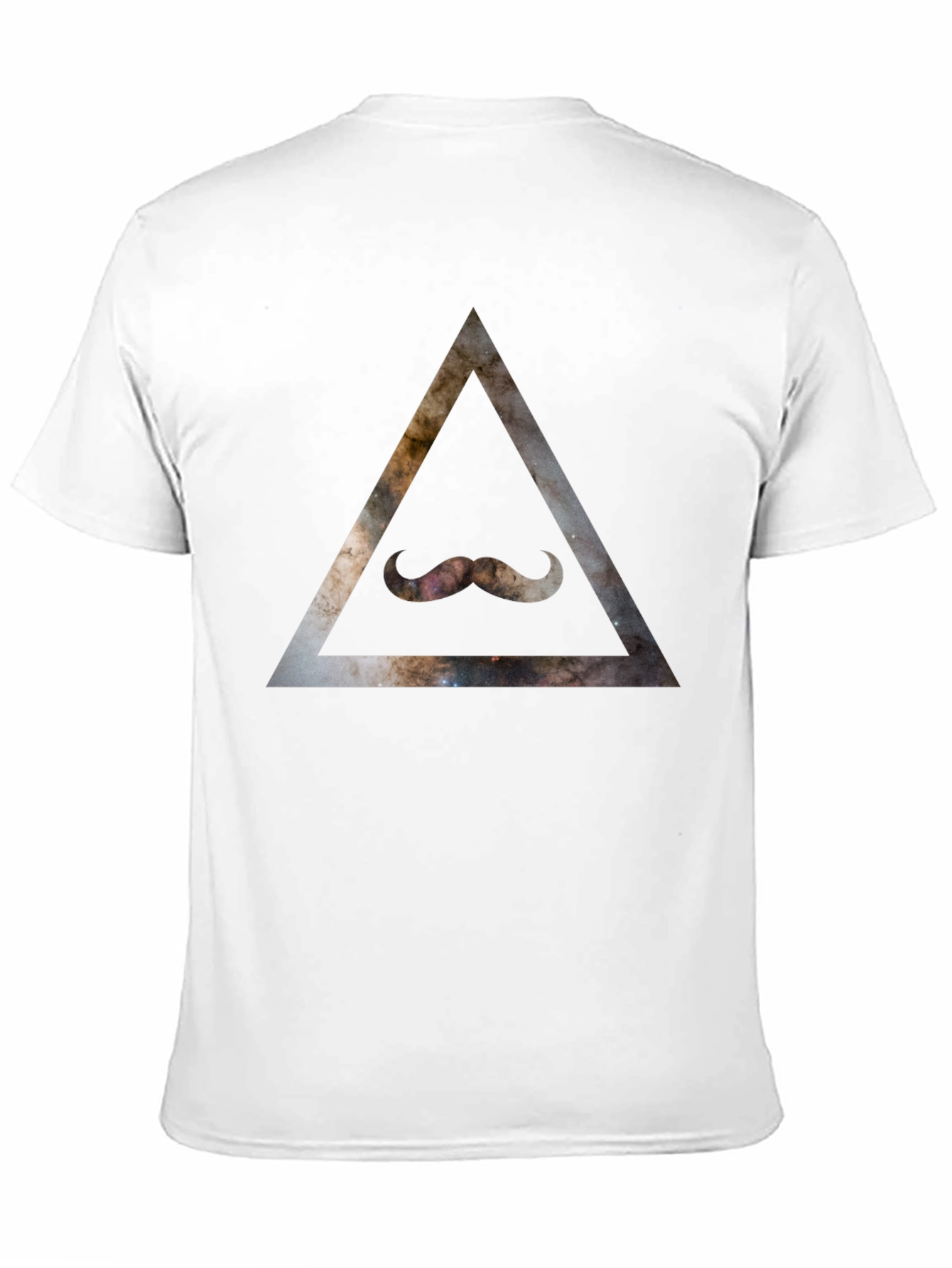 Cosmic Mustache Triangle T-Shirt