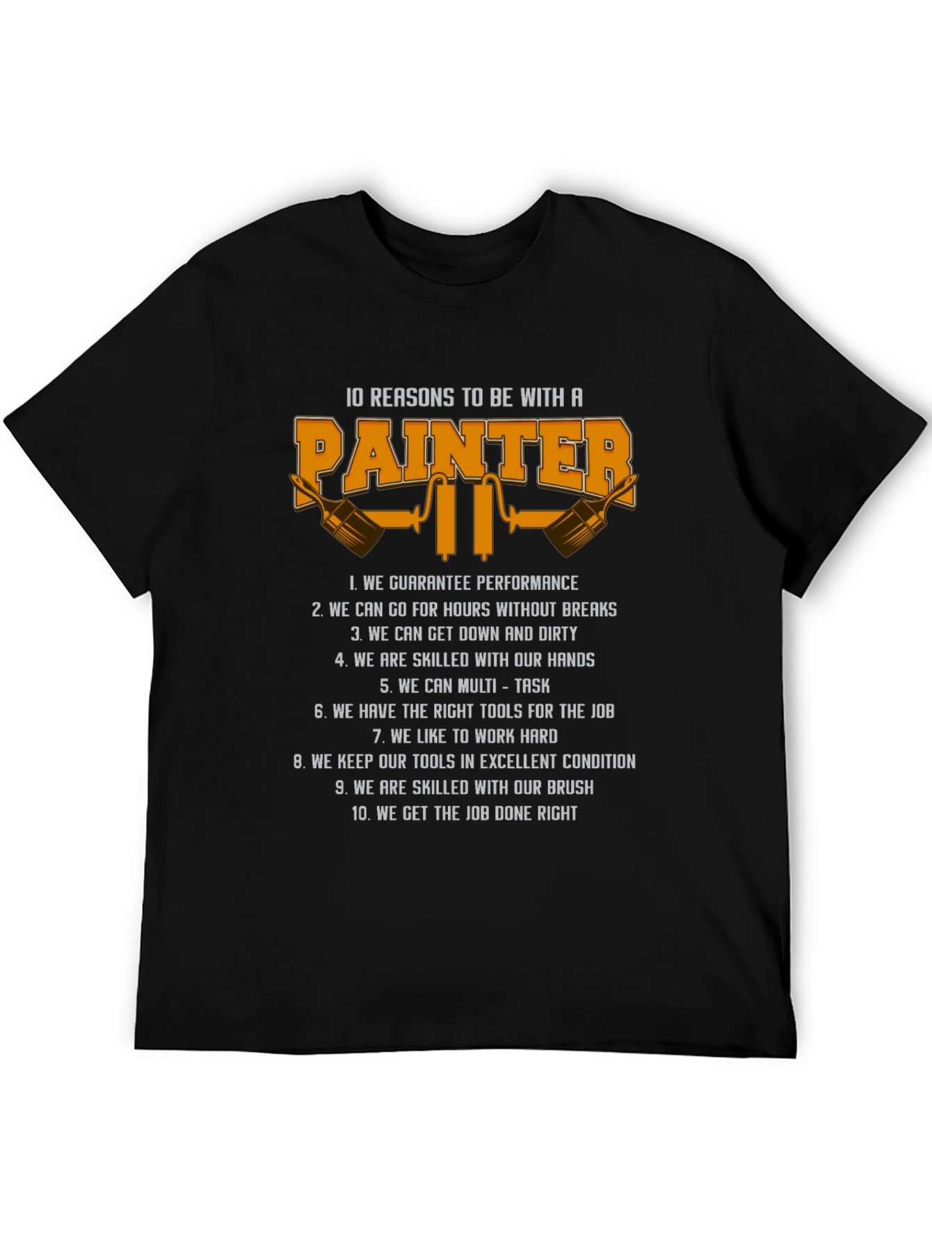 Painter Reasons Graphic Tee - Black