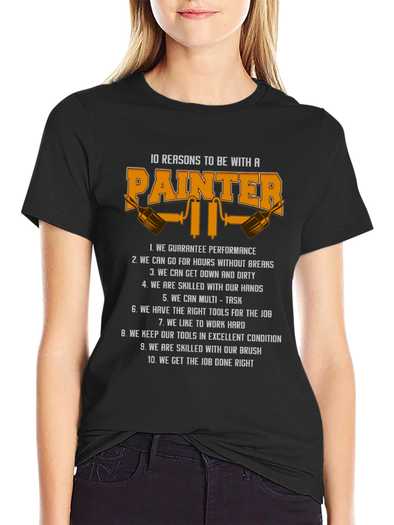 Painter Reasons Graphic Tee - Black