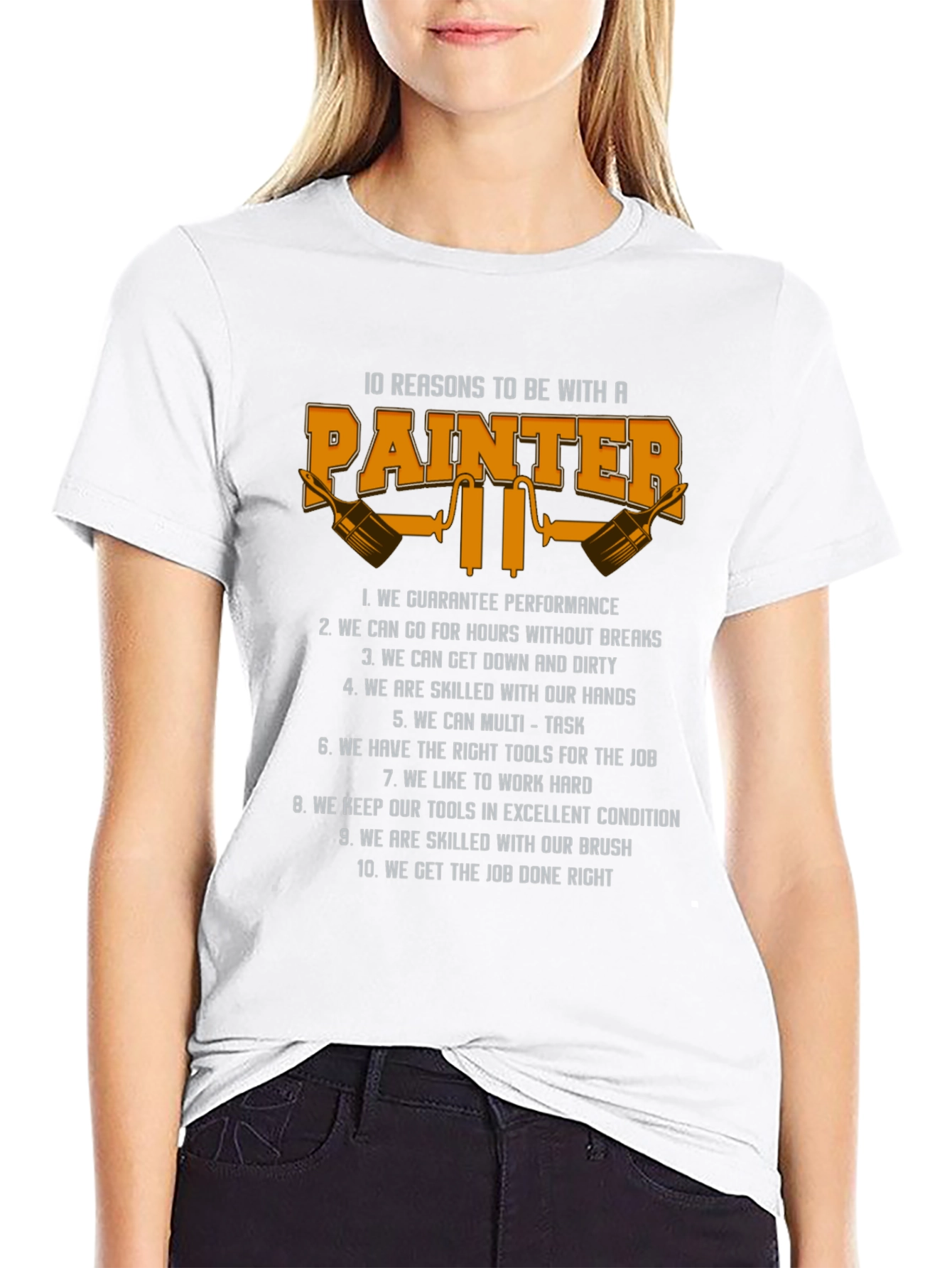 Painter Reasons Graphic Tee - Black