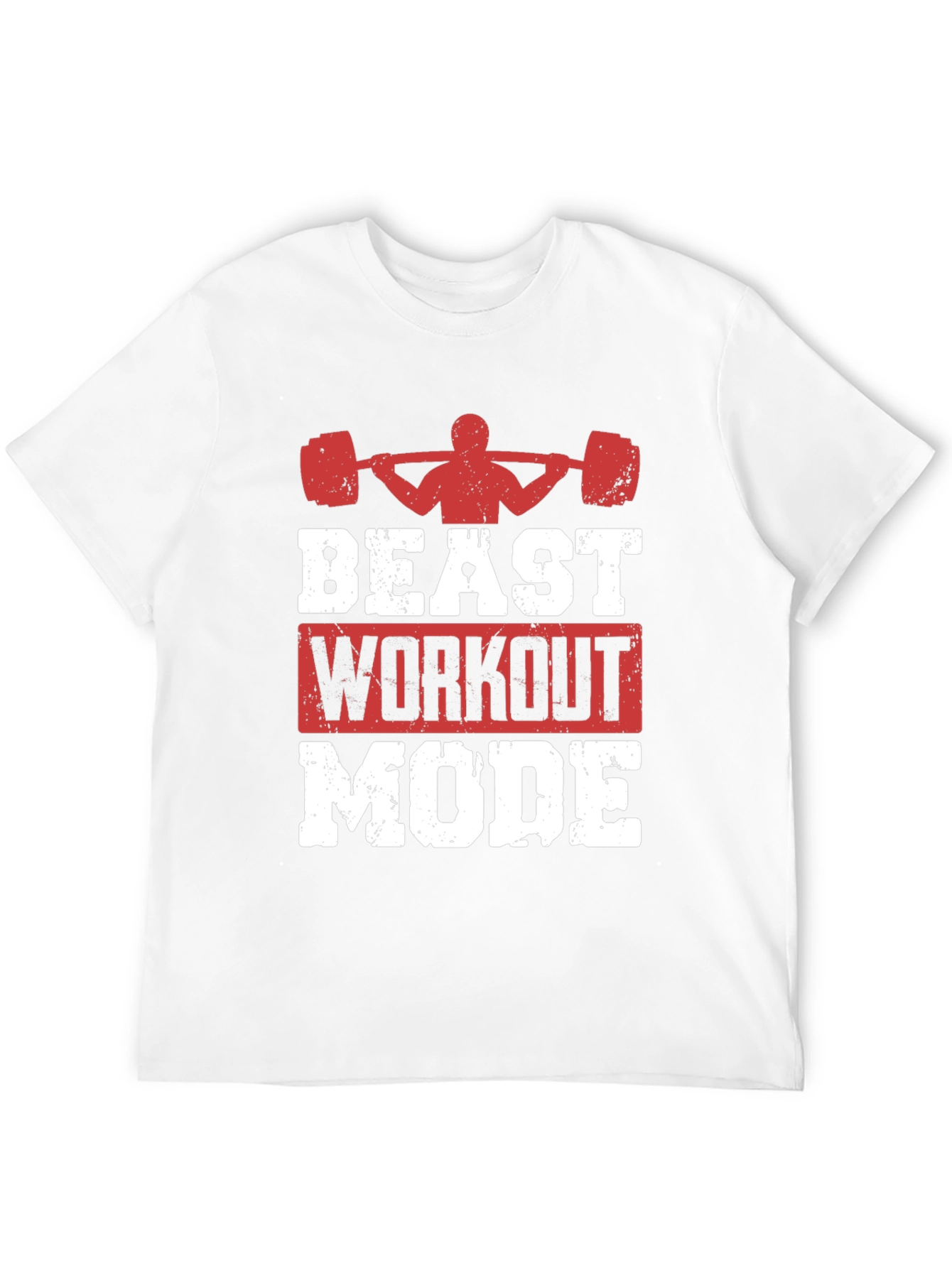 Beast Workout Mode Graphic Tee - Gym Motivation