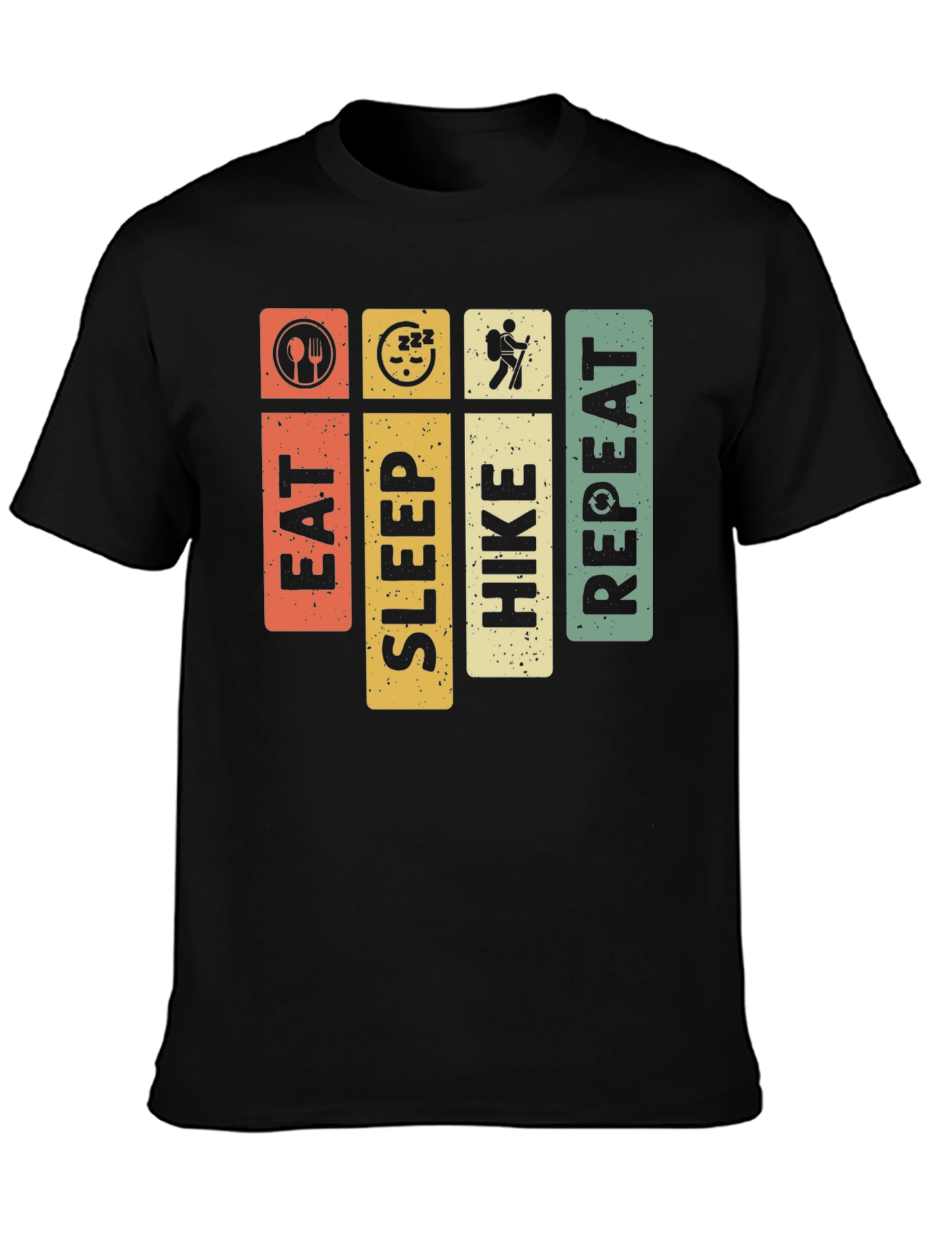 Eat Sleep Hike Repeat T-Shirt - Adventure Tee