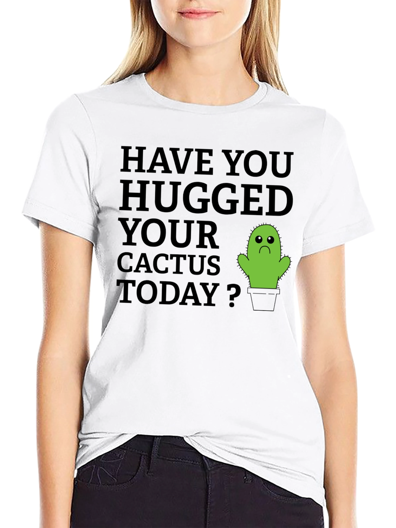 Hug Your Cactus T-Shirt - Soft Cotton Tee