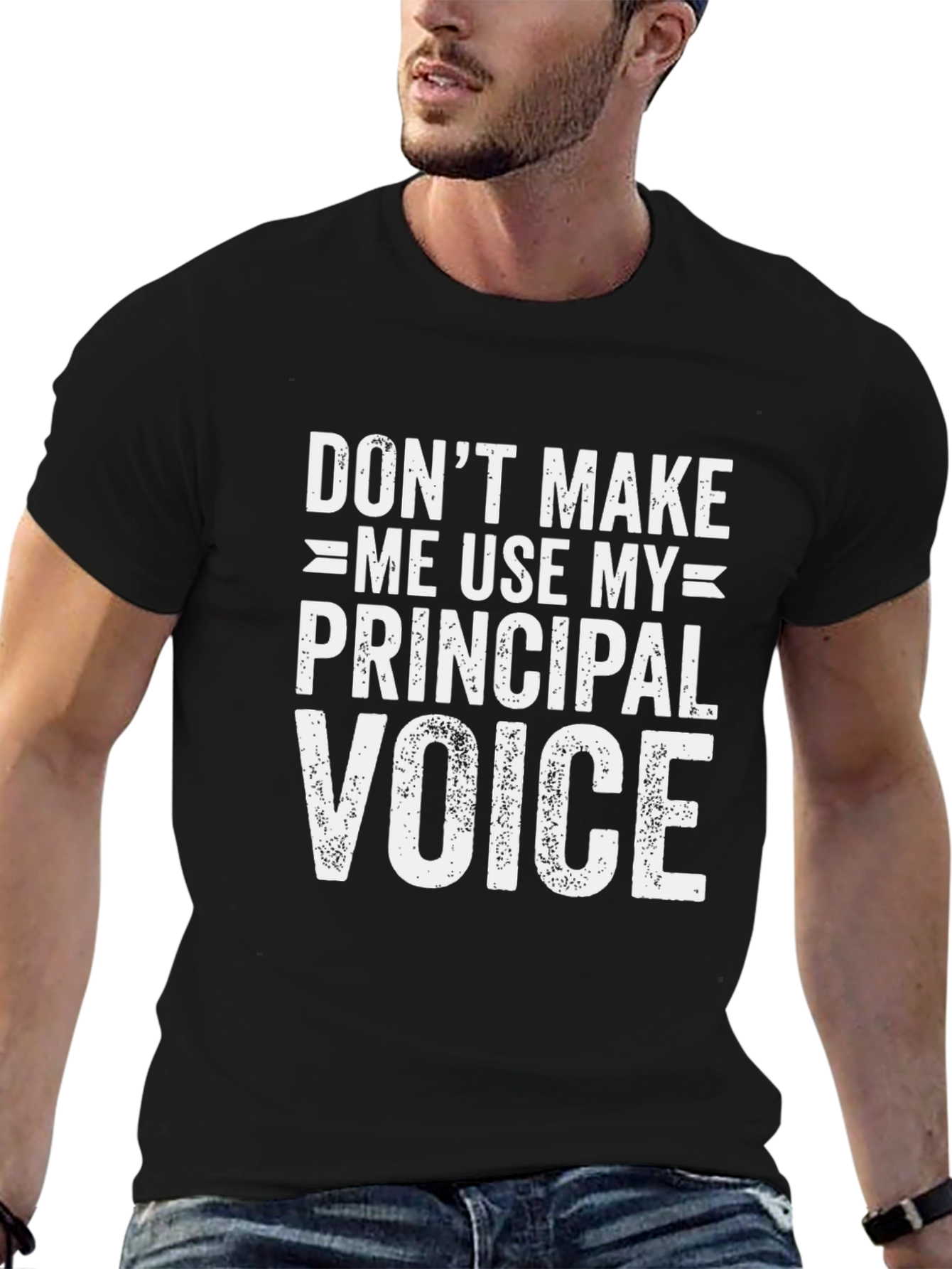 Principal Voice Graphic T-Shirt - Funny Teacher Tee