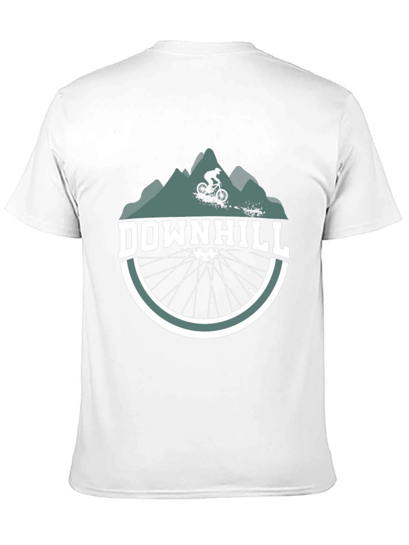 Downhill Mountain Bike Graphic Tee - Ride the Trails