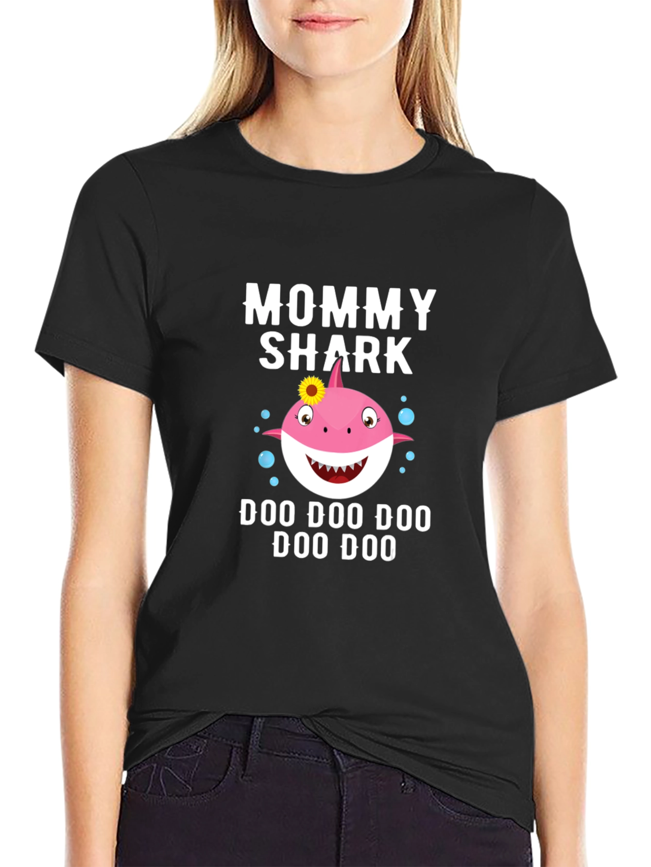 Mommy Shark Doo Doo T-Shirt - Fun Family Apparel