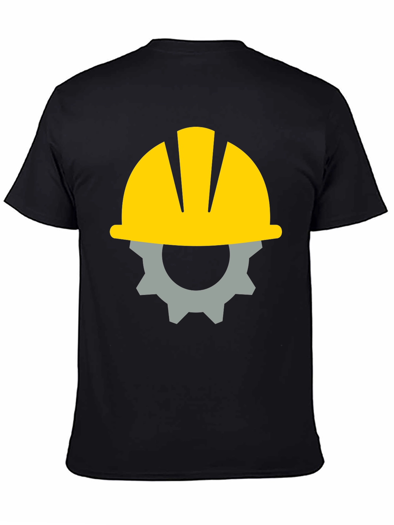 Construction Worker Graphic Tee - Black