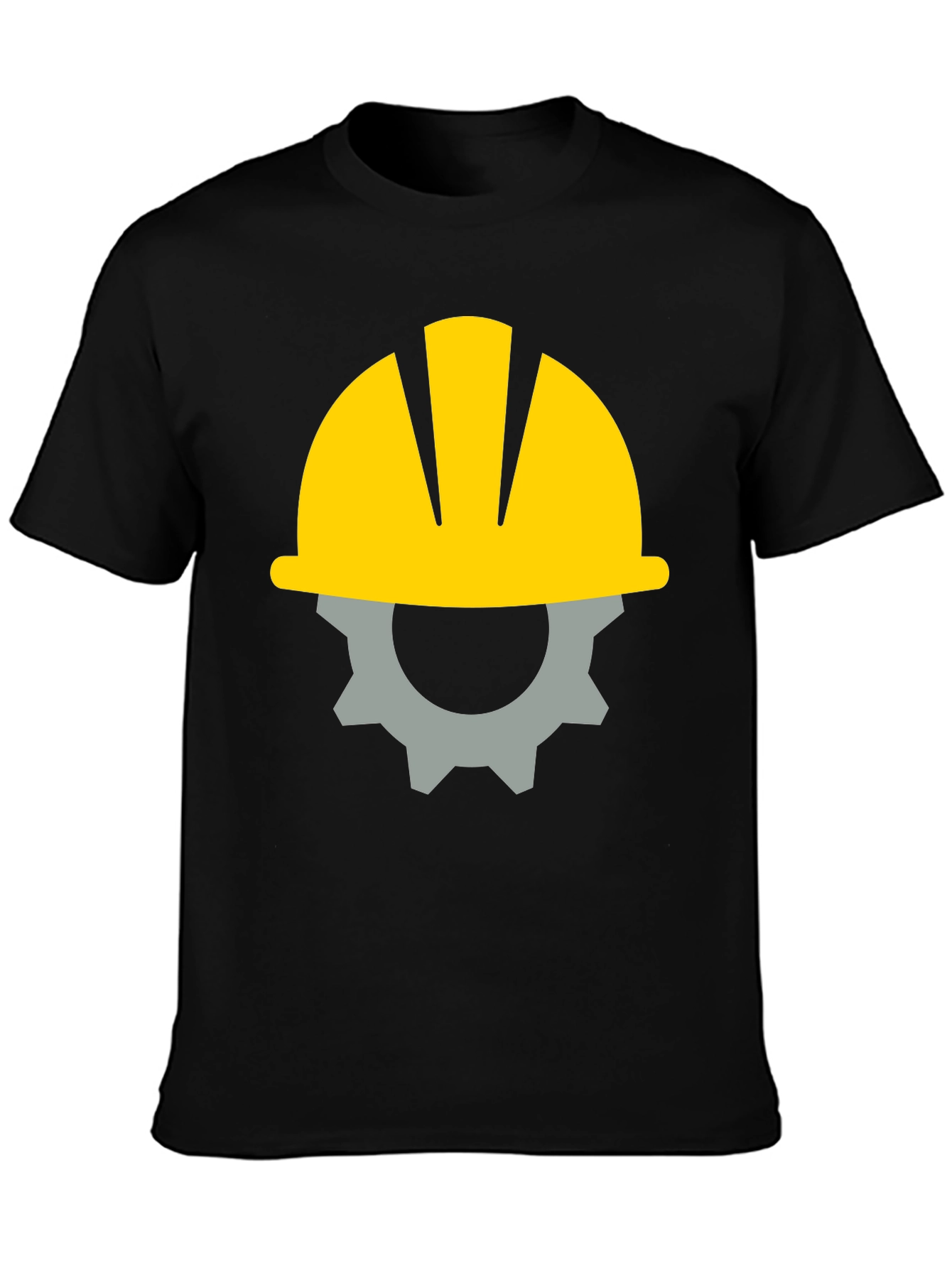 Construction Worker Graphic Tee - Black