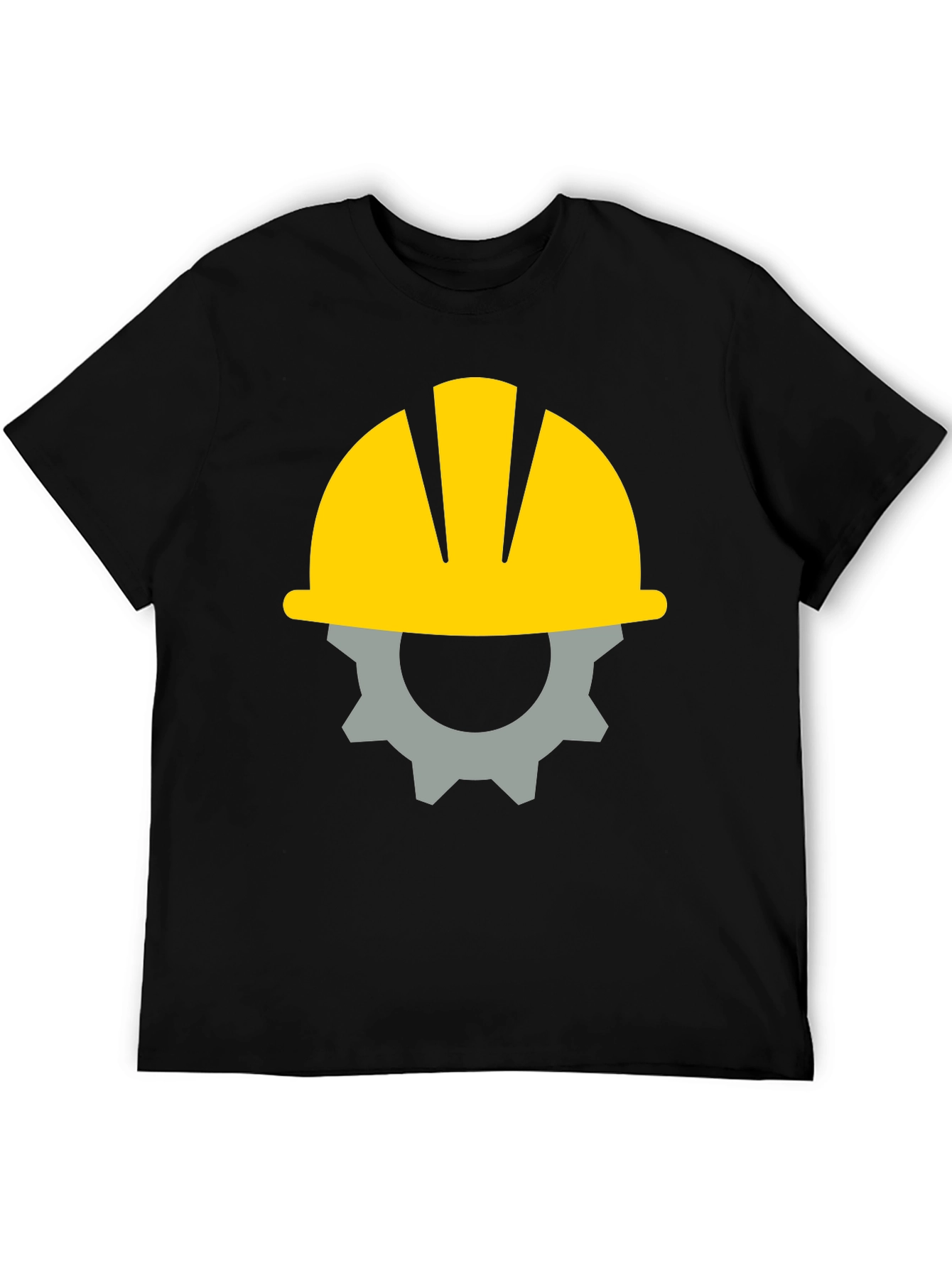 Construction Worker Graphic Tee - Black