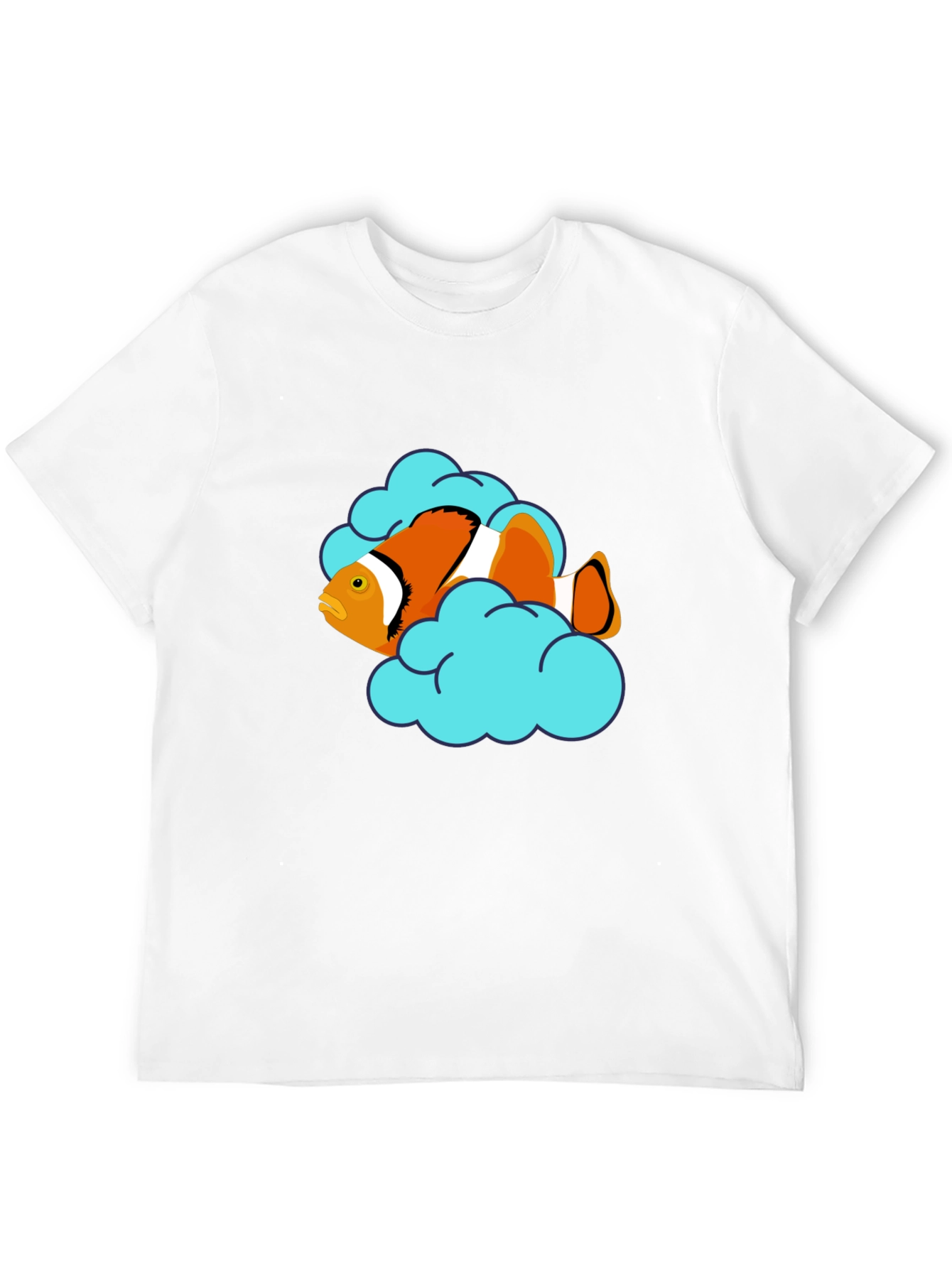 Clownfish Cloud T-Shirt - Unique Graphic Tee