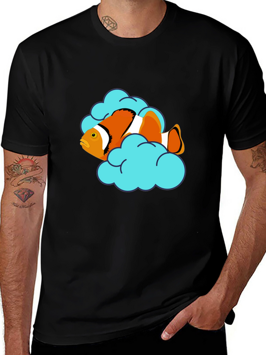 Clownfish Cloud T-Shirt - Unique Graphic Tee