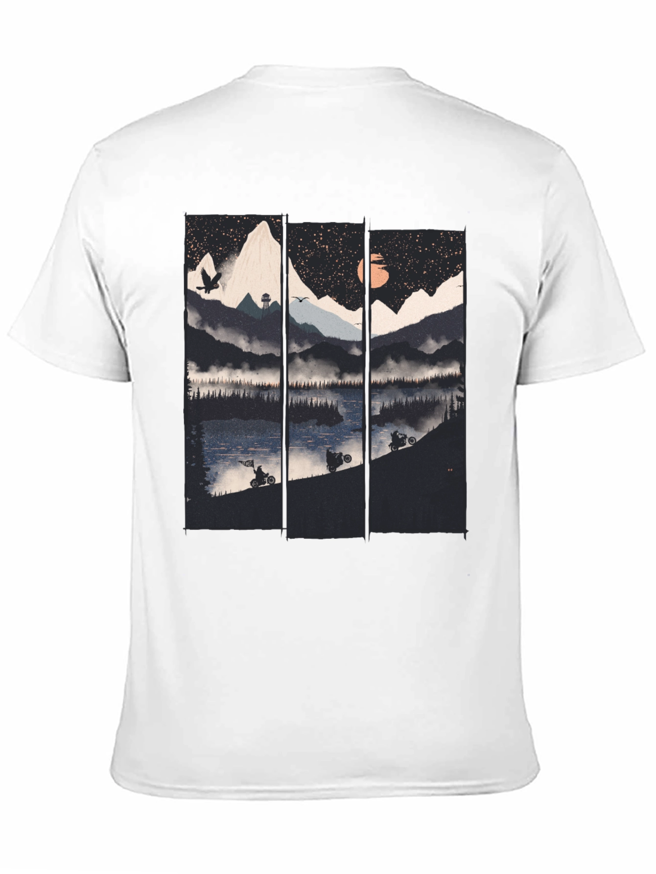 Mountain Lake Motorbike T-Shirt
