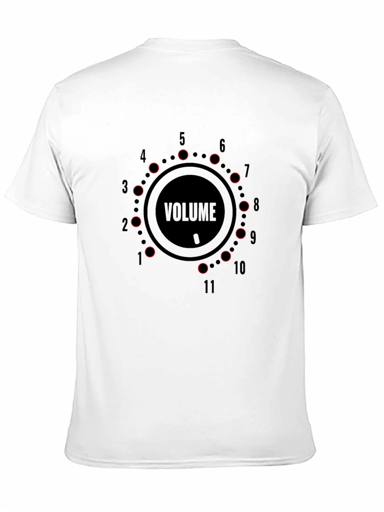 Volume Knob Black T-Shirt - Loud Graphic Tee
