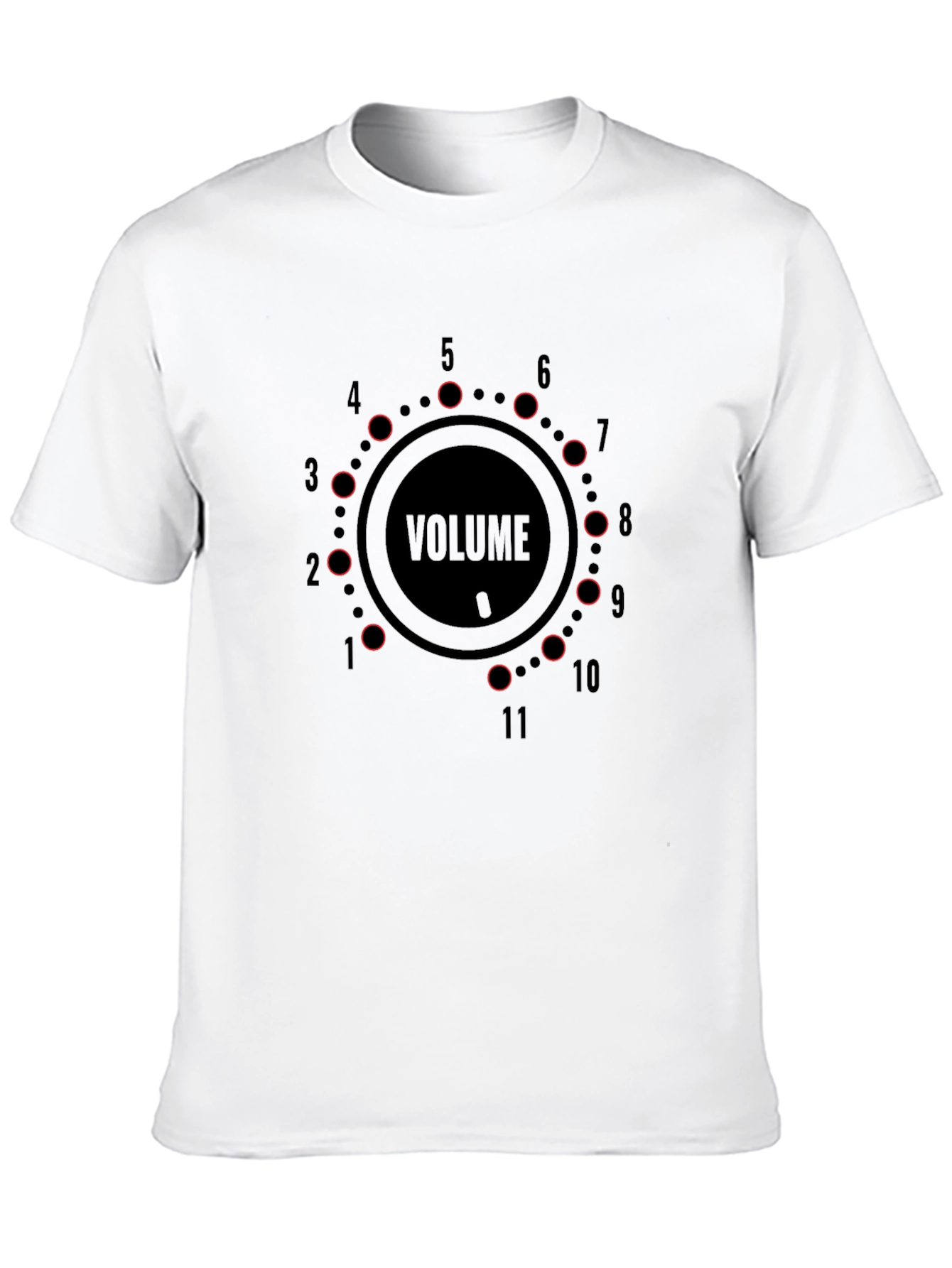 Volume Knob Black T-Shirt - Loud Graphic Tee
