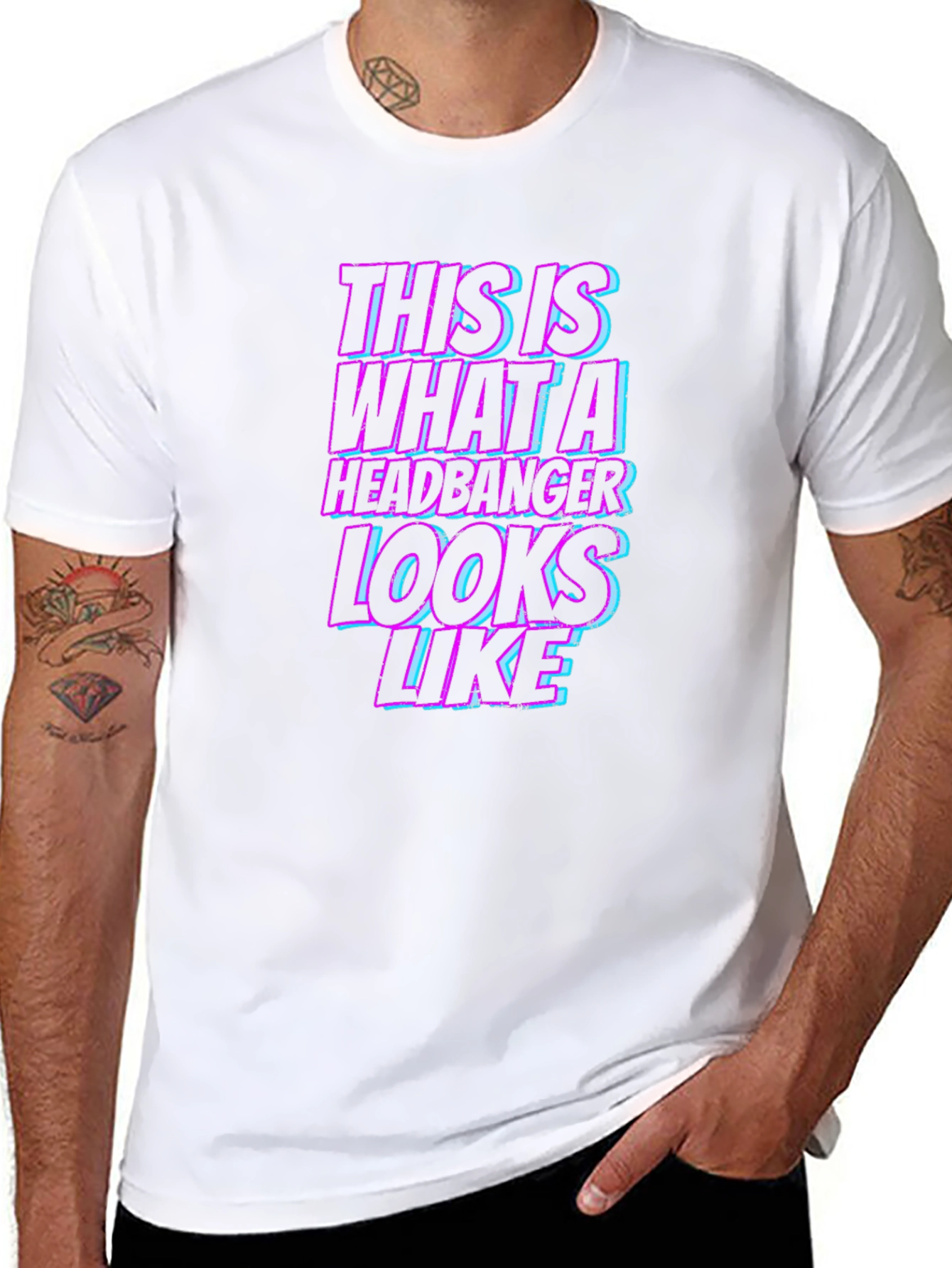 Headbanger Graphic Tee - Rock Music Shirt