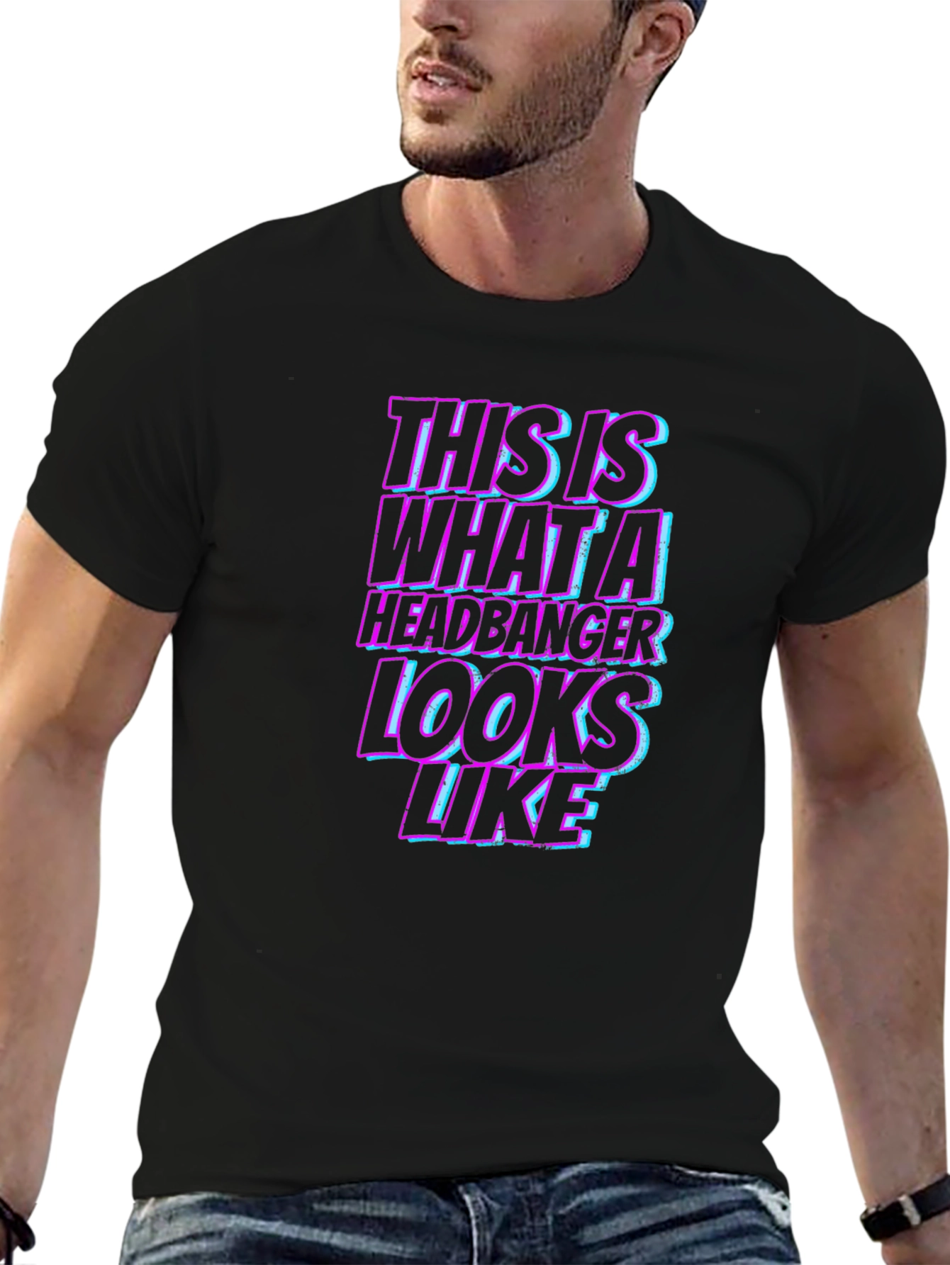 Headbanger Graphic Tee - Rock Music Shirt