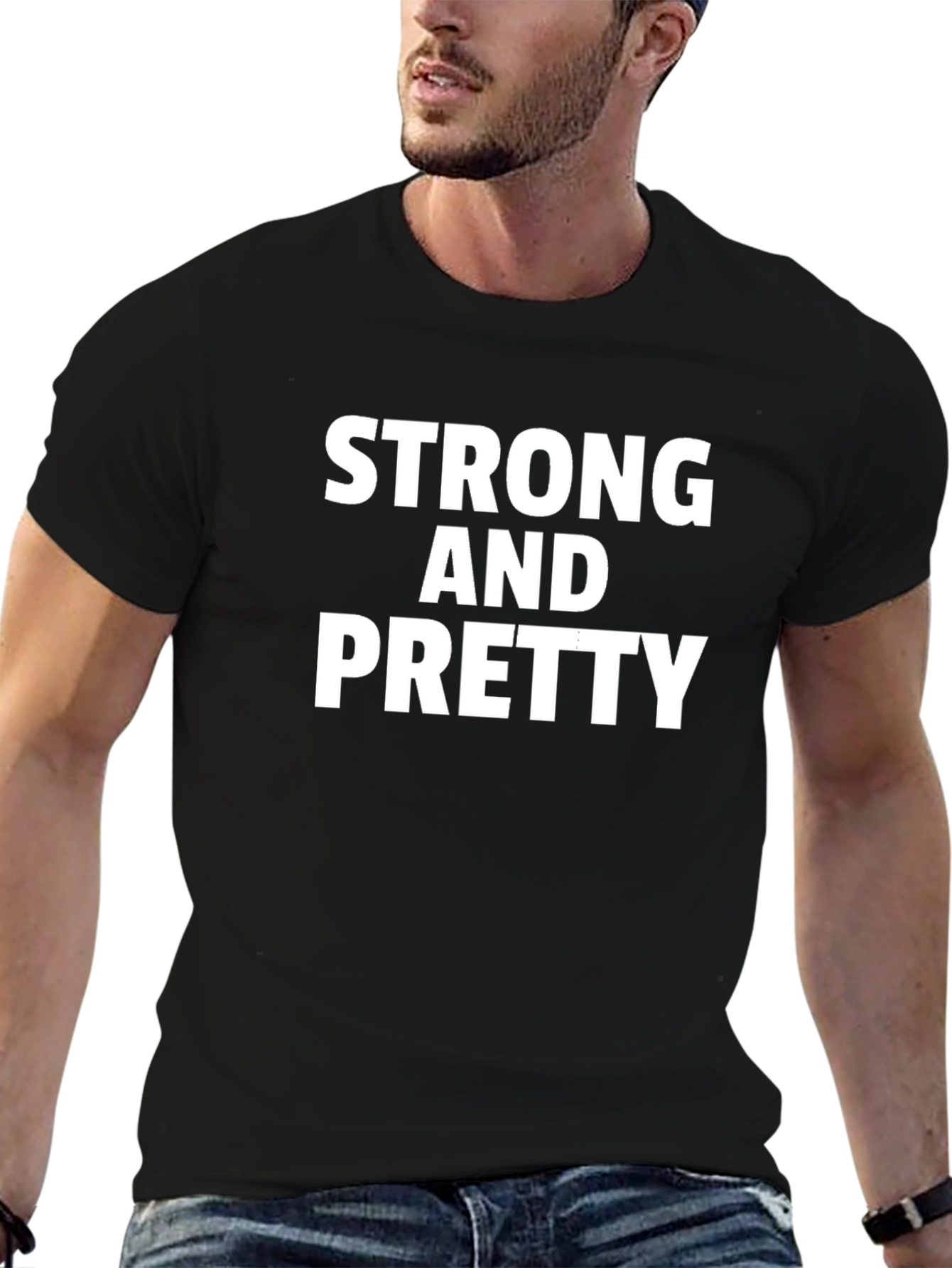 Strong and Pretty Black T-Shirt