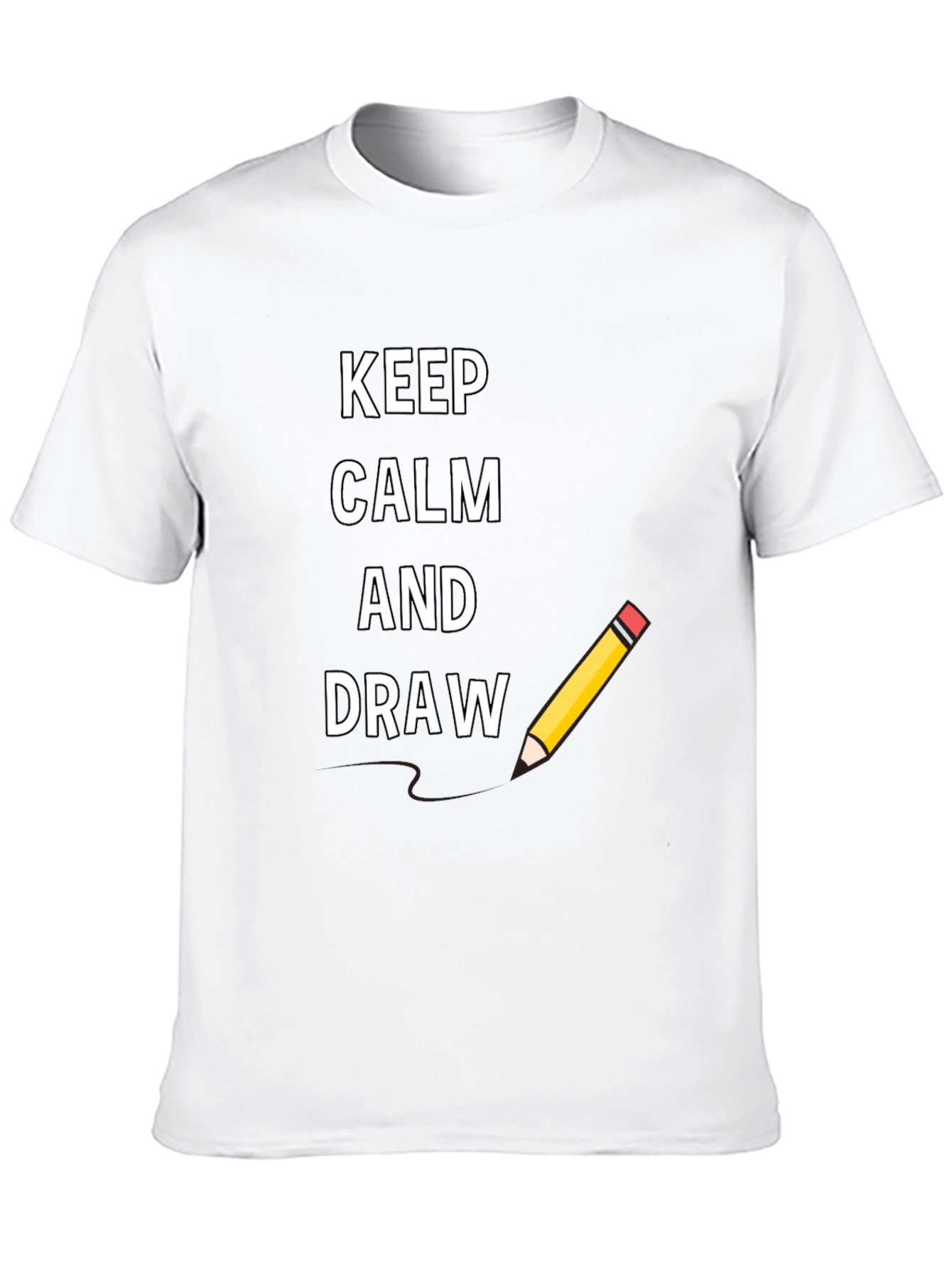 Keep Calm and Draw T-Shirt - Artist Apparel