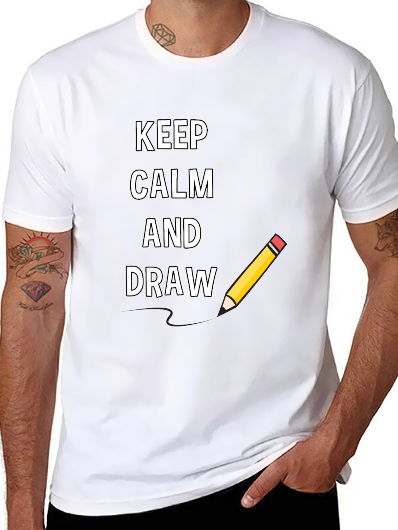 Keep Calm and Draw T-Shirt - Artist Apparel