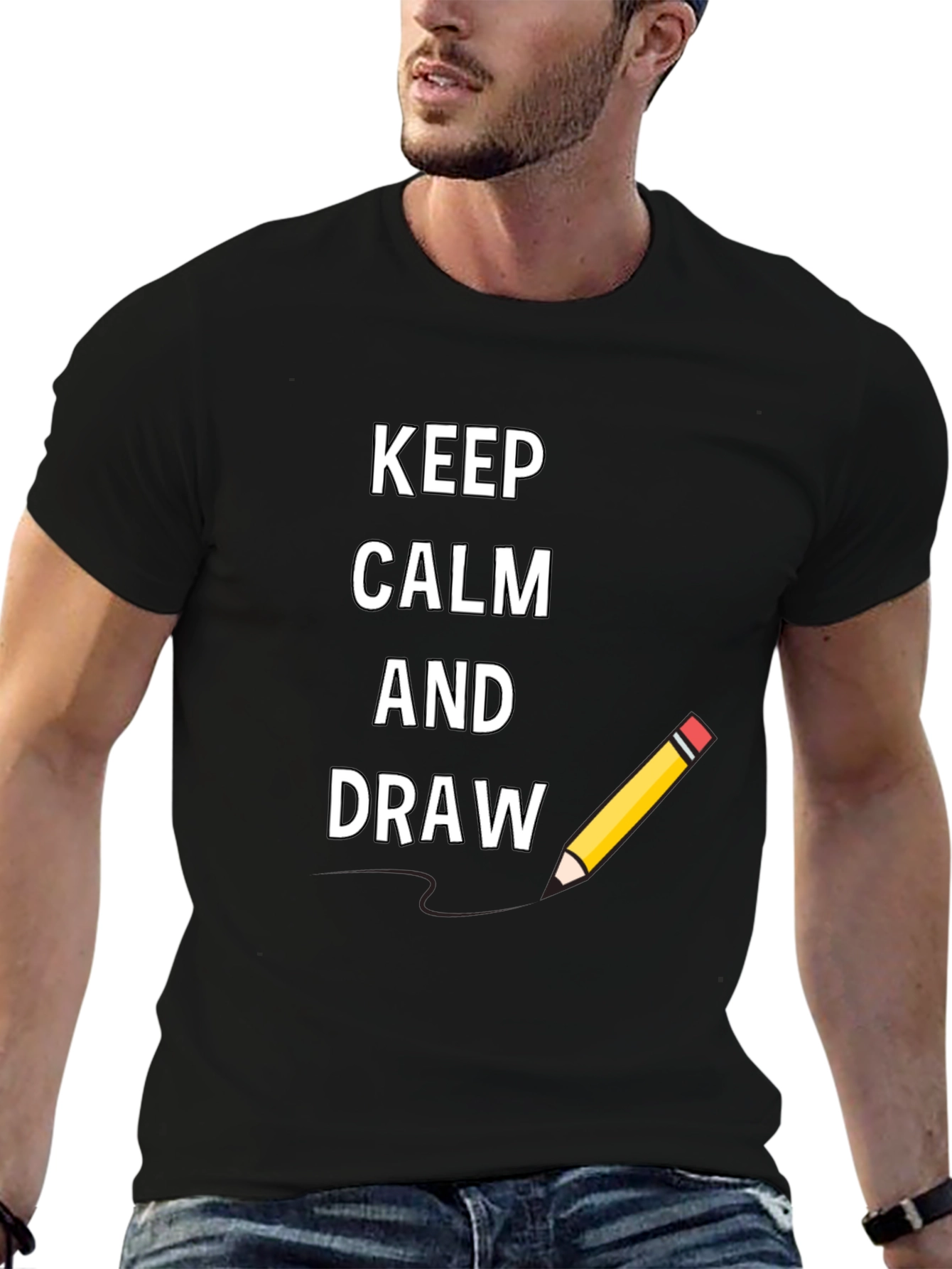 Keep Calm and Draw T-Shirt - Artist Apparel