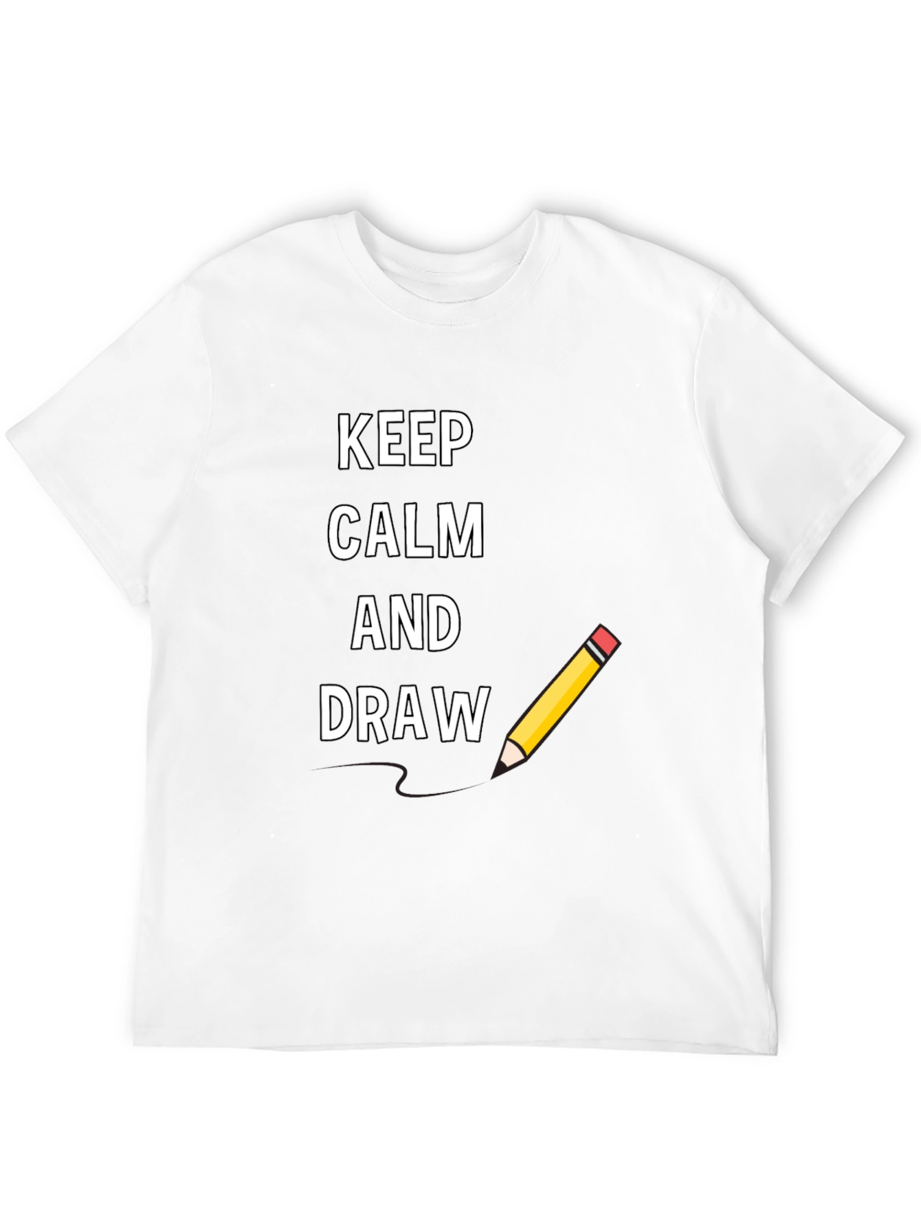 Keep Calm and Draw T-Shirt - Artist Apparel