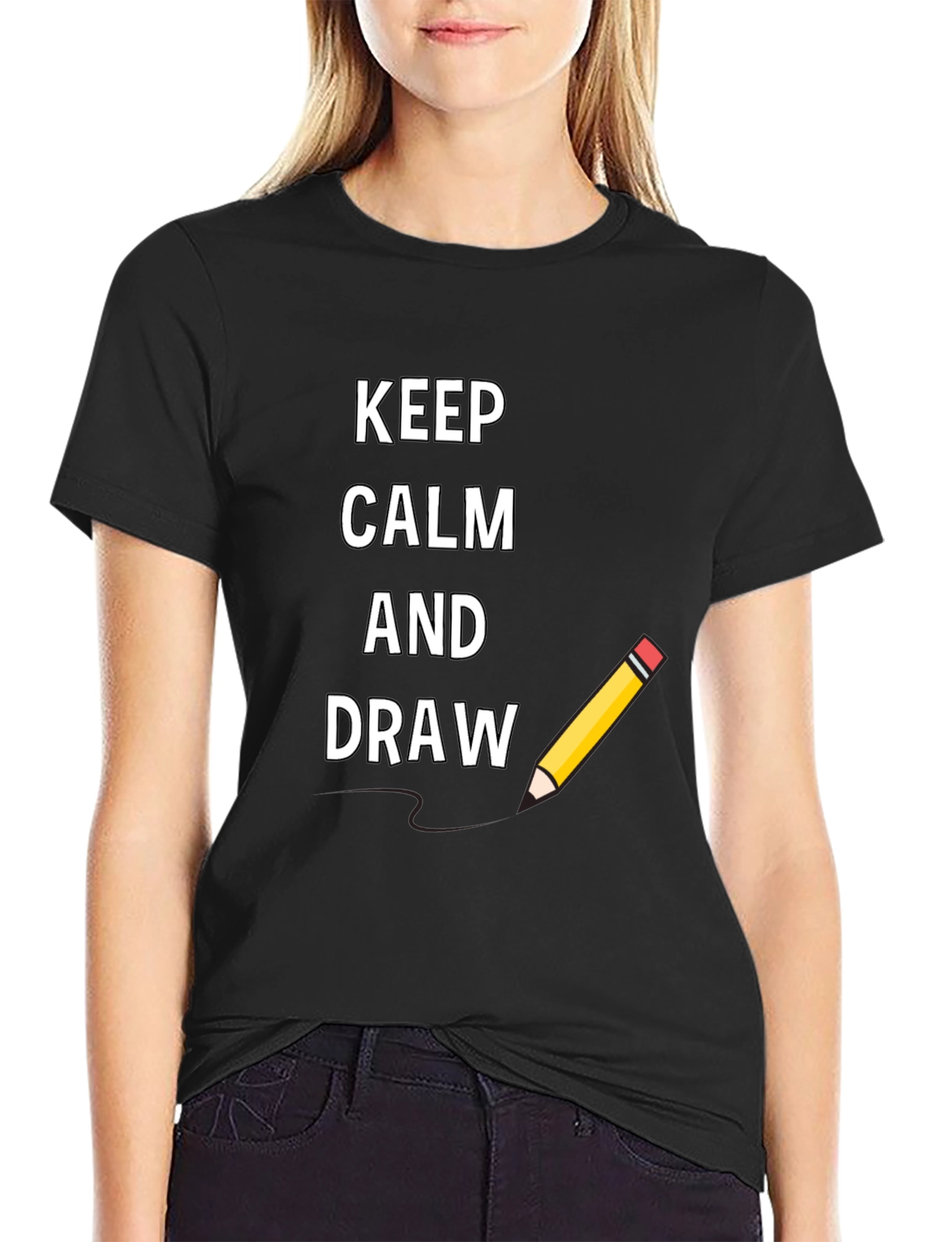 Keep Calm and Draw T-Shirt - Artist Apparel